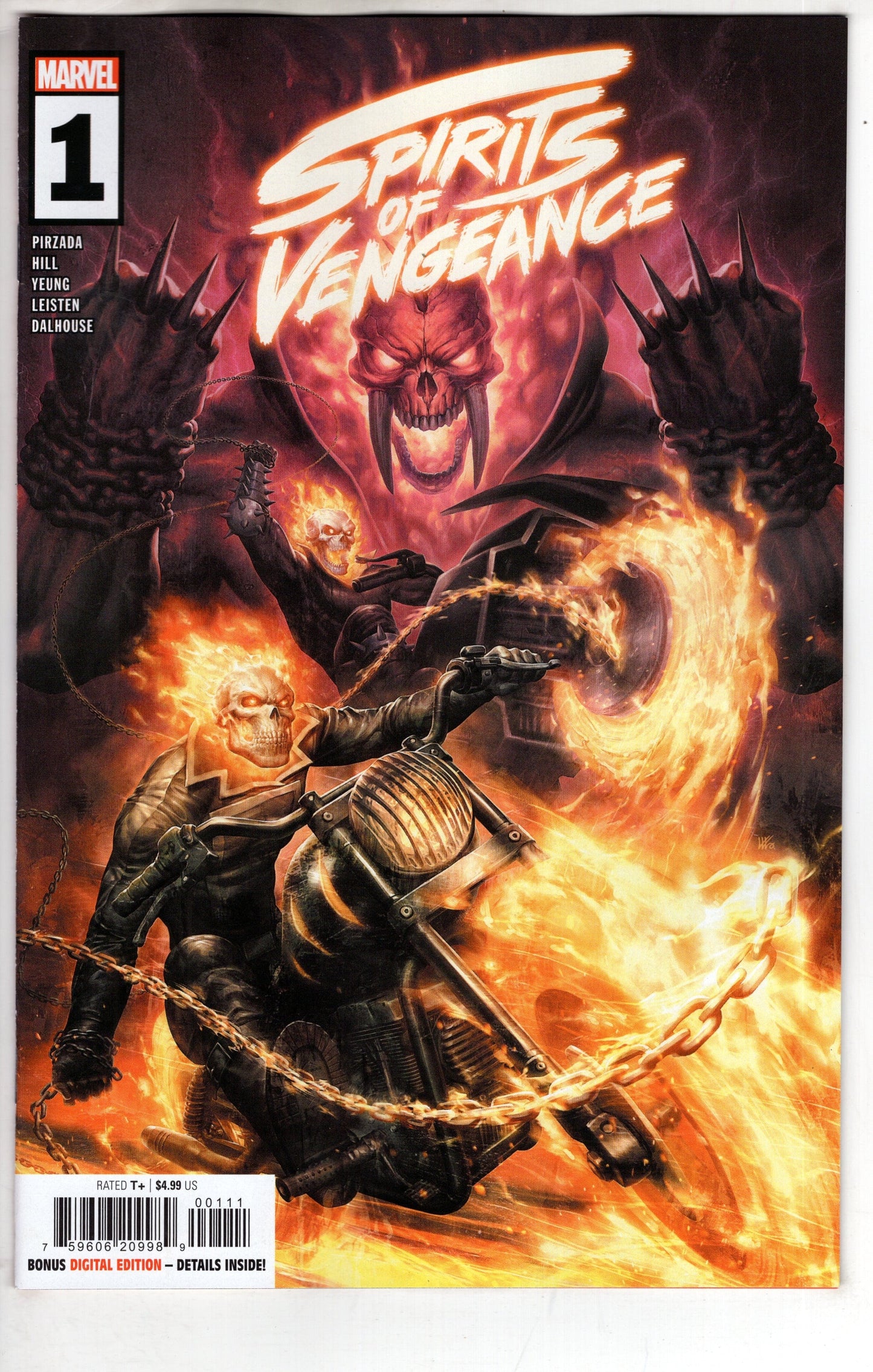 MARVEL PRH COMIC BOOK SPIRITS OF VENGEANCE #1 (OF 5)