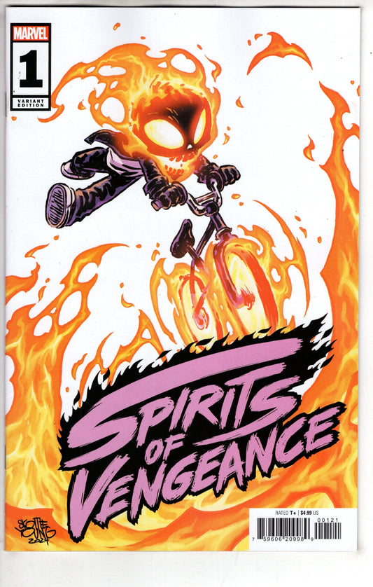 MARVEL PRH COMIC BOOK SPIRITS OF VENGEANCE #1 (OF 5) SKOTTIE YOUNG VAR