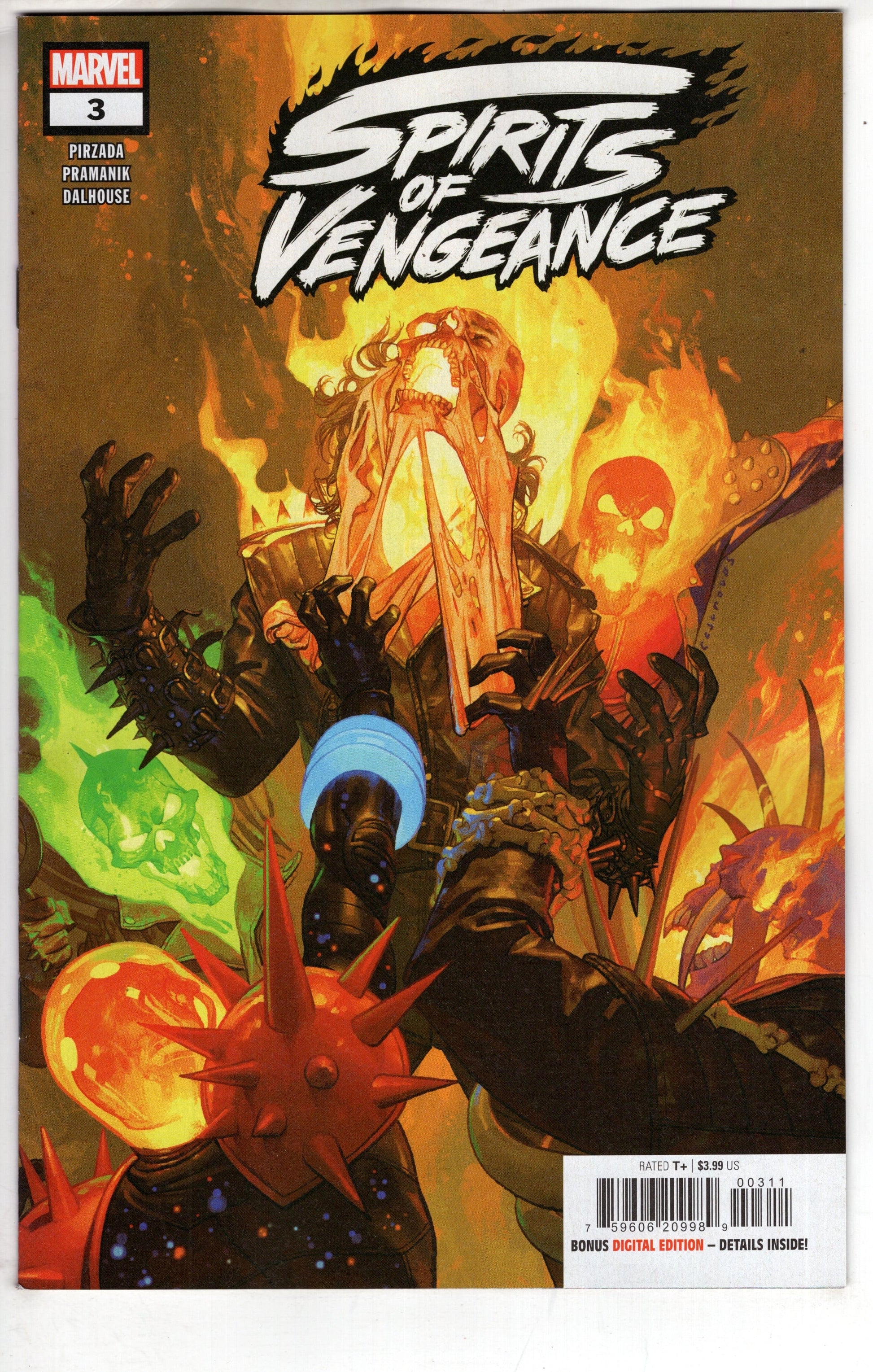 MARVEL PRH COMIC BOOK SPIRITS OF VENGEANCE #3 (OF 5)