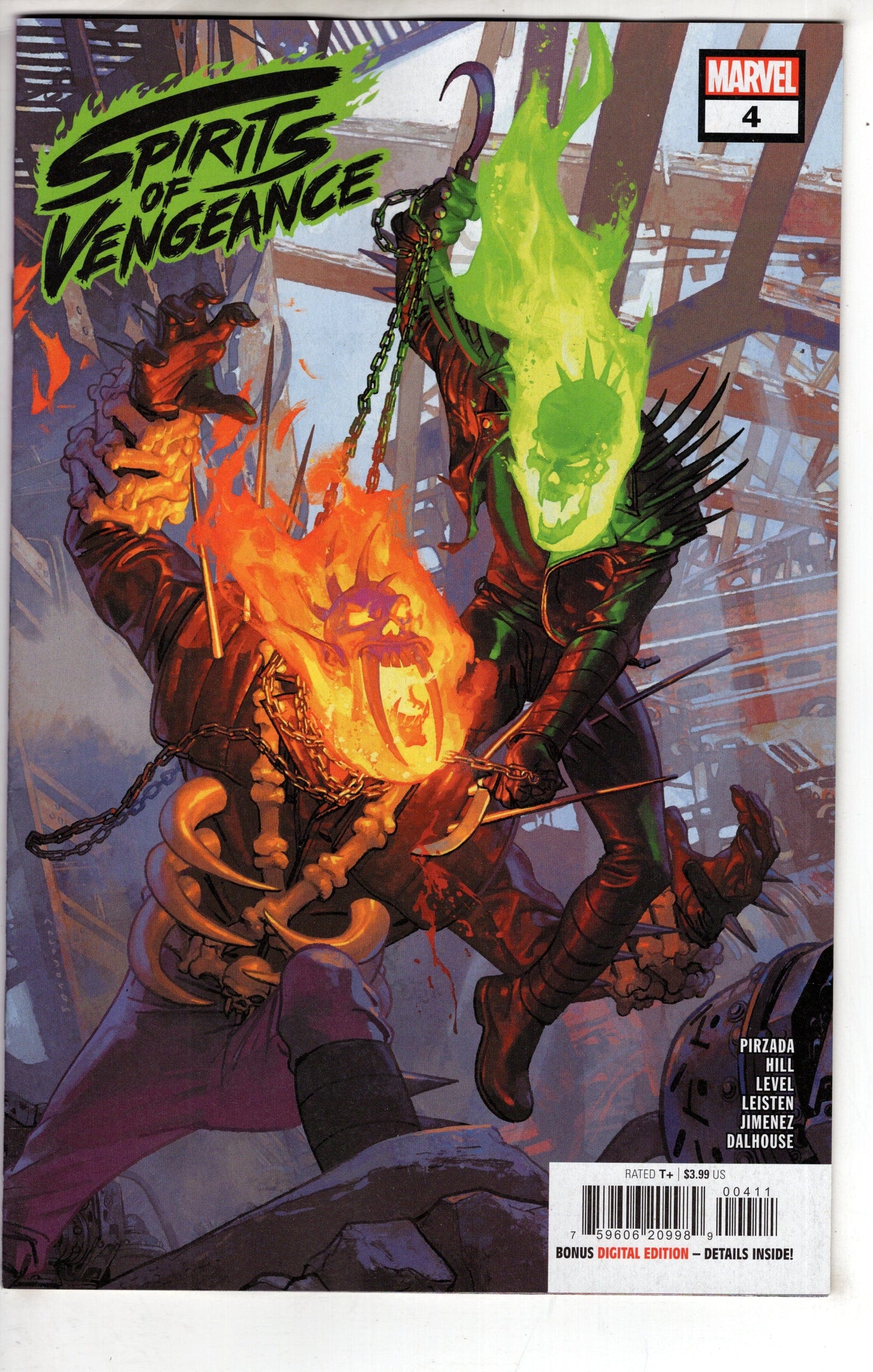 MARVEL PRH COMIC BOOK Spirits Of Vengeance #4