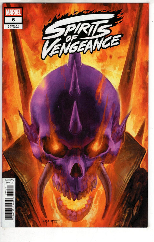 MARVEL PRH COMIC BOOK Spirits Of Vengeance #6 E.M. Gist Variant (VF/NM)