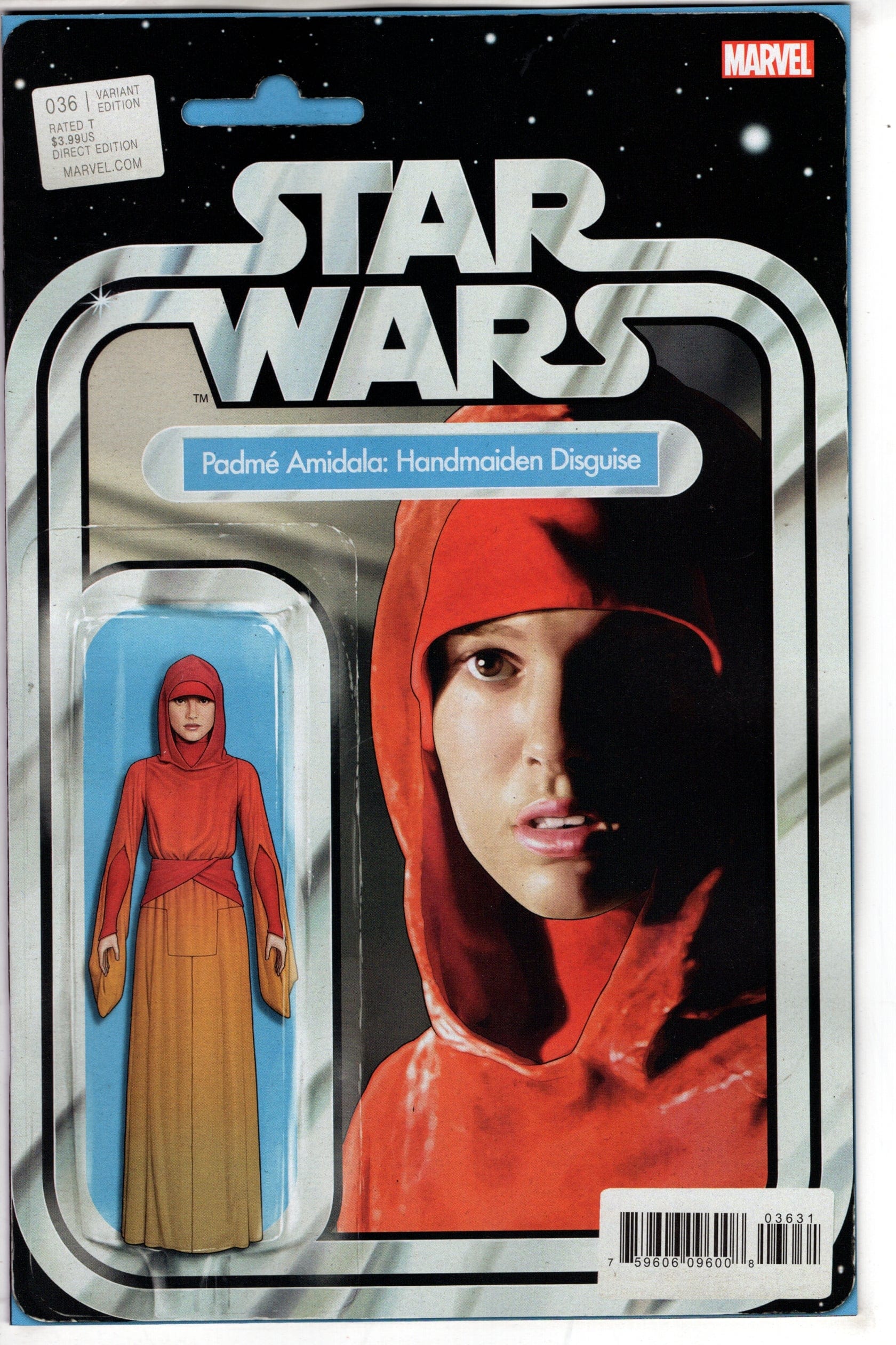 MARVEL PRH COMIC BOOK STAR WARS #36 JOHN TYLER CHRISTOPHER ACTION FIG VAR