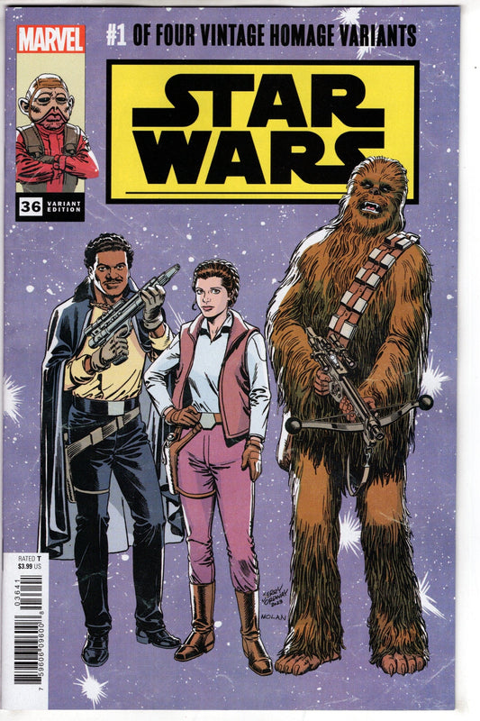 MARVEL PRH COMIC BOOK STAR WARS #36 ORDWAY CLASSIC TRADE DRESS VAR