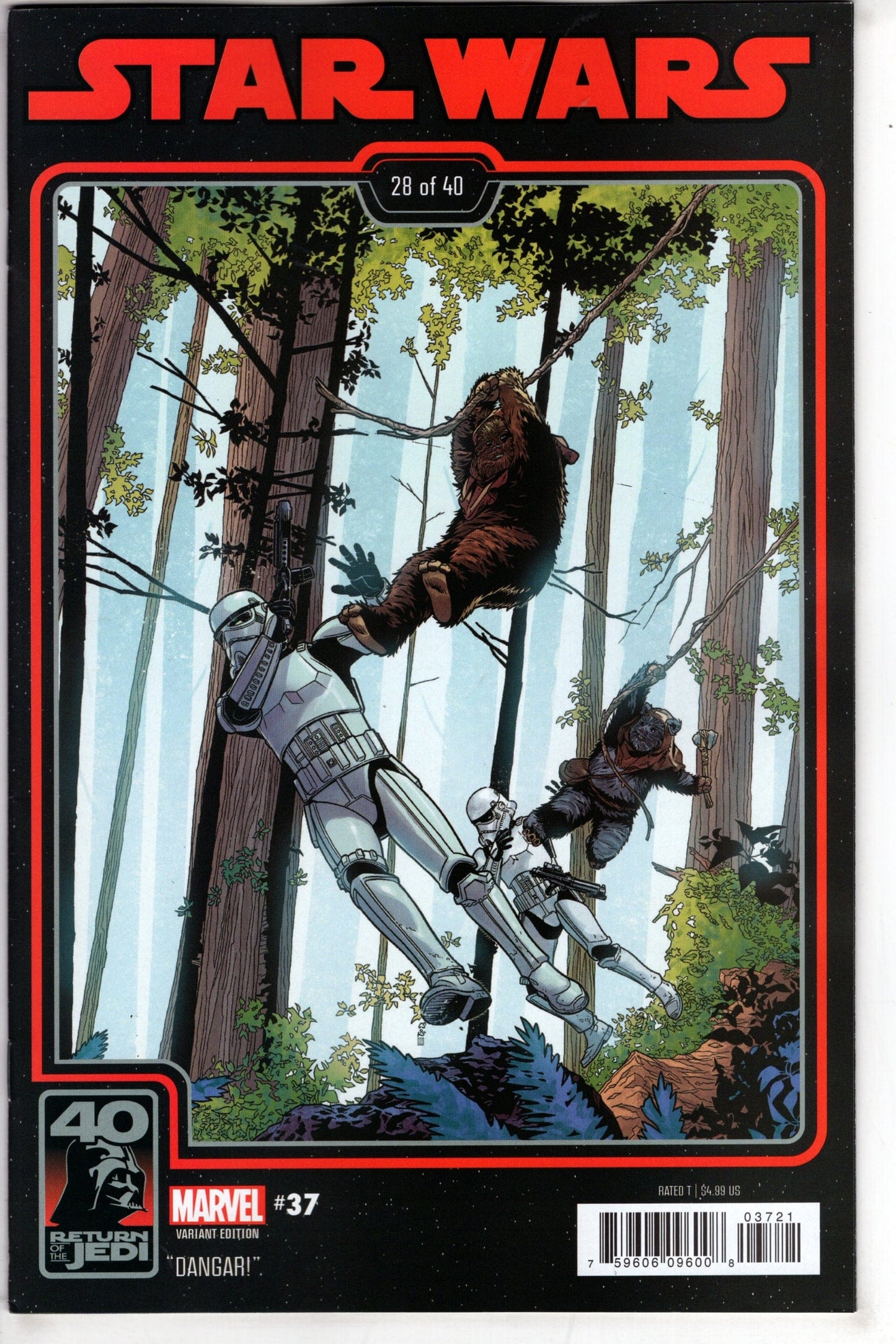 MARVEL PRH COMIC BOOK STAR WARS #37 SPROUSE RETURN OF THE JEDI 40TH ANNIV VAR
