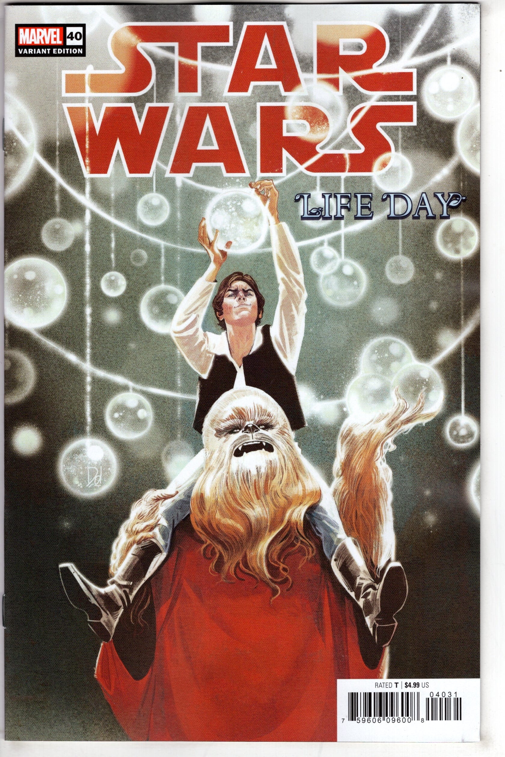 MARVEL PRH COMIC BOOK STAR WARS #40 MIKE DEL MUNDO LIFE DAY VARIANT