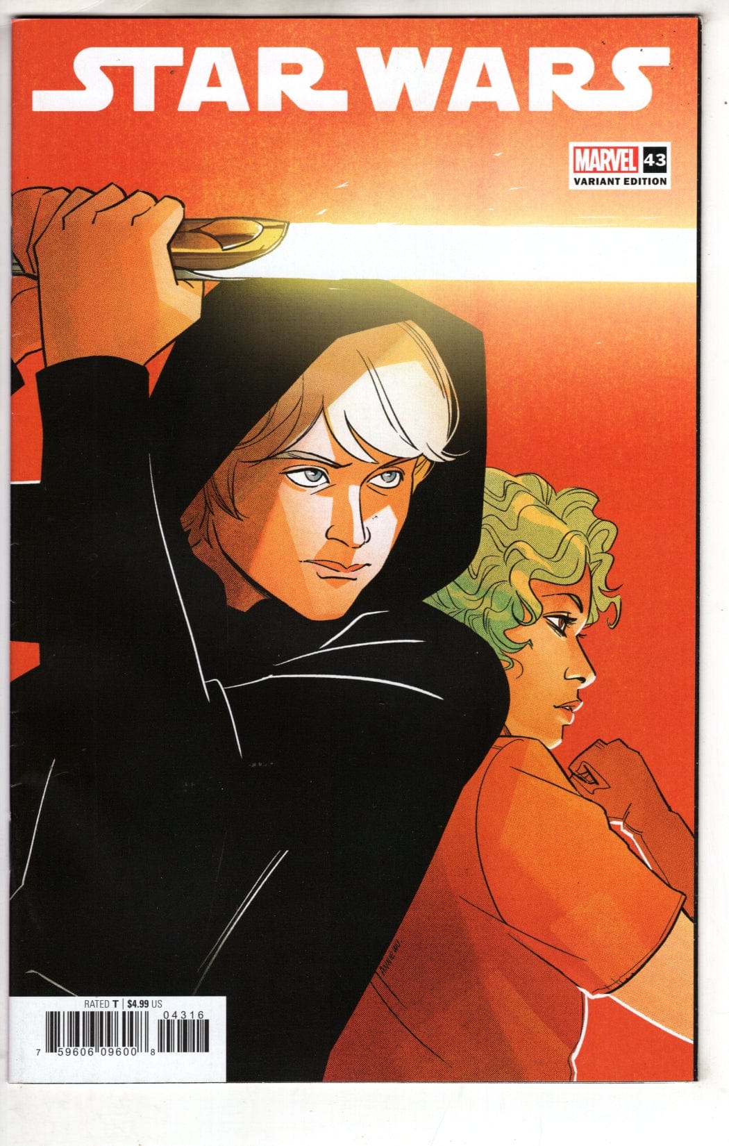 MARVEL PRH COMIC BOOK STAR WARS #43 25 COPY INCV ANNIE WU VAR (VF/NM)