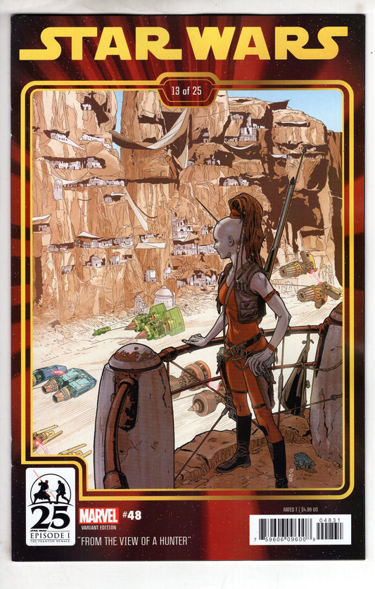 MARVEL PRH COMIC BOOK STAR WARS #48 CHRIS SPROUSE PHANTOM MENACE 25TH ANN VAR