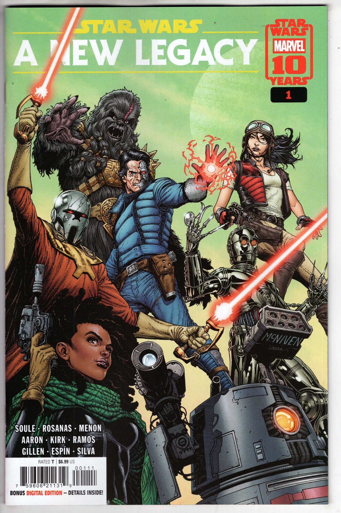 MARVEL PRH COMIC BOOK Star Wars: A New Legacy #1