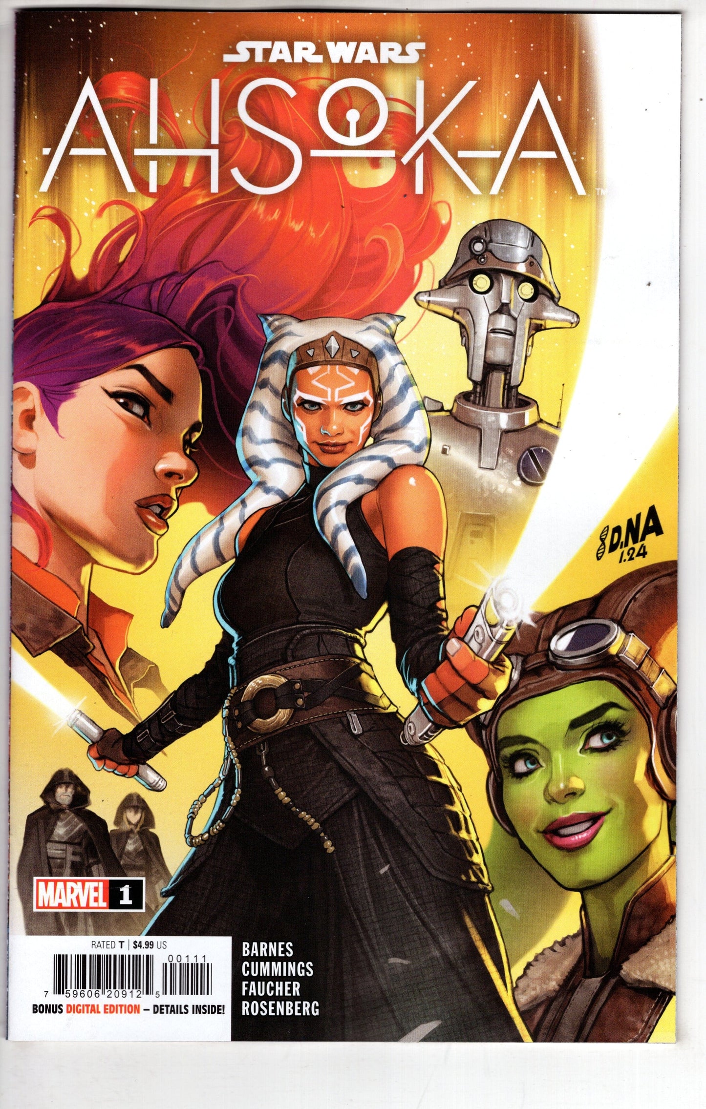 MARVEL PRH COMIC BOOK STAR WARS AHSOKA #1