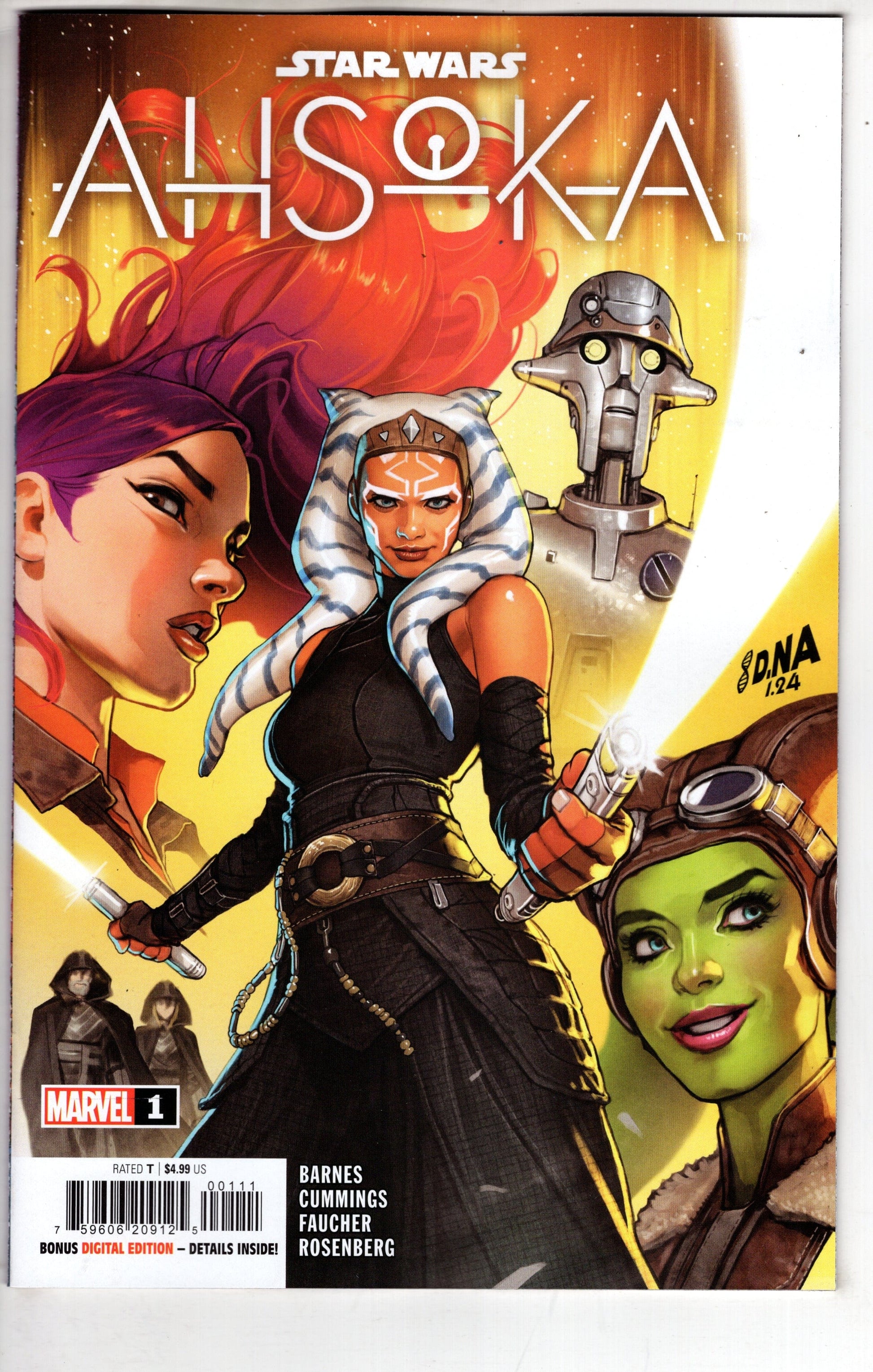 MARVEL PRH COMIC BOOK STAR WARS AHSOKA #1