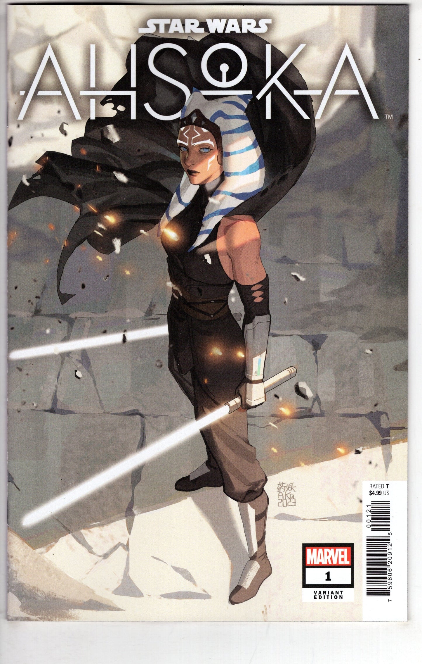 MARVEL PRH COMIC BOOK STAR WARS AHSOKA #1 AKA VAR