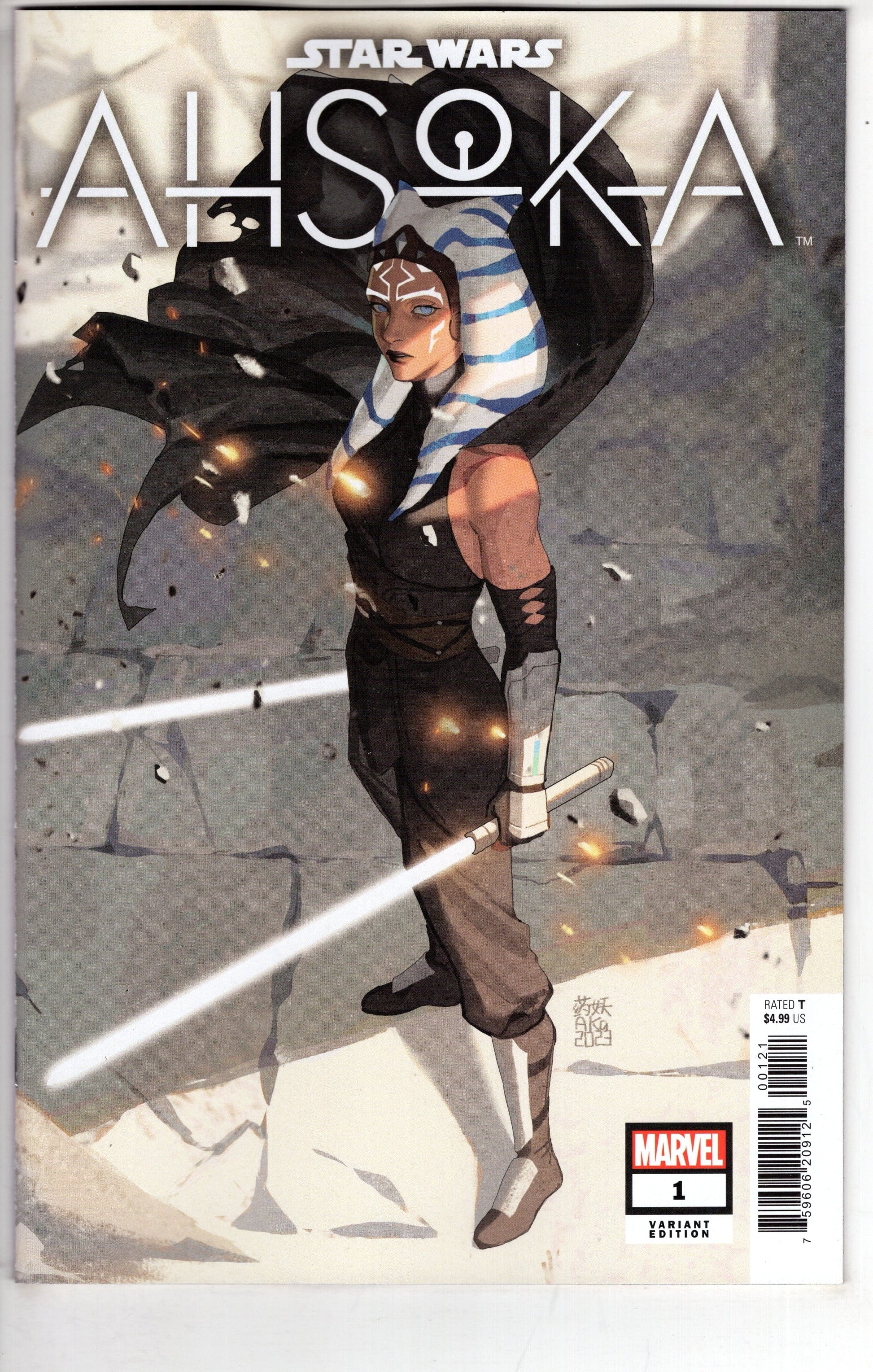 MARVEL PRH COMIC BOOK STAR WARS AHSOKA #1 AKA VAR
