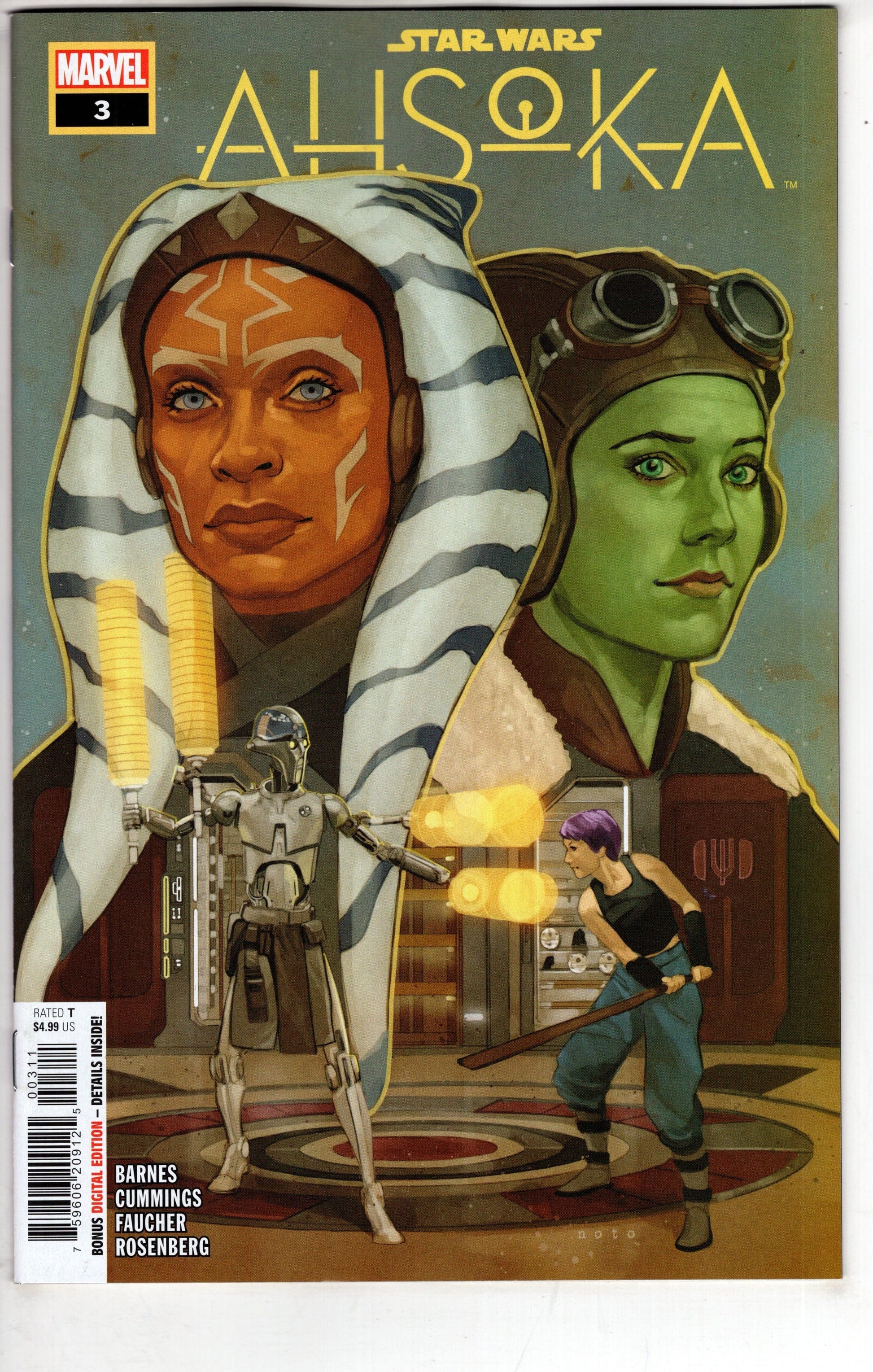 MARVEL PRH COMIC BOOK STAR WARS AHSOKA #3
