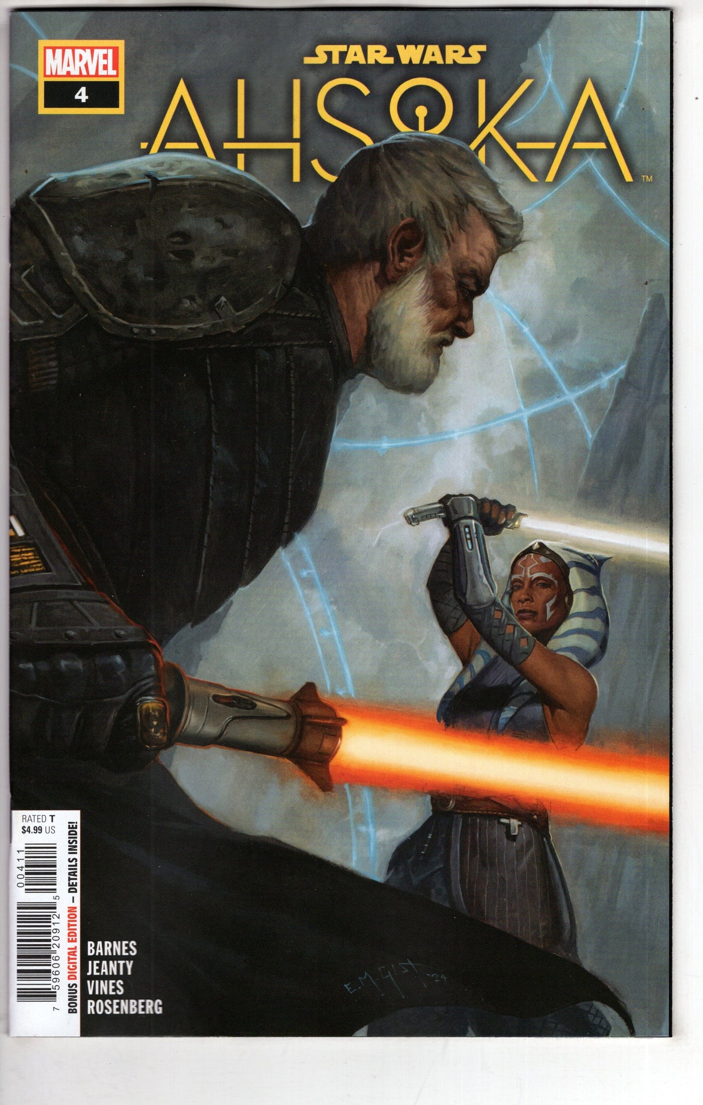 MARVEL PRH COMIC BOOK STAR WARS AHSOKA #4