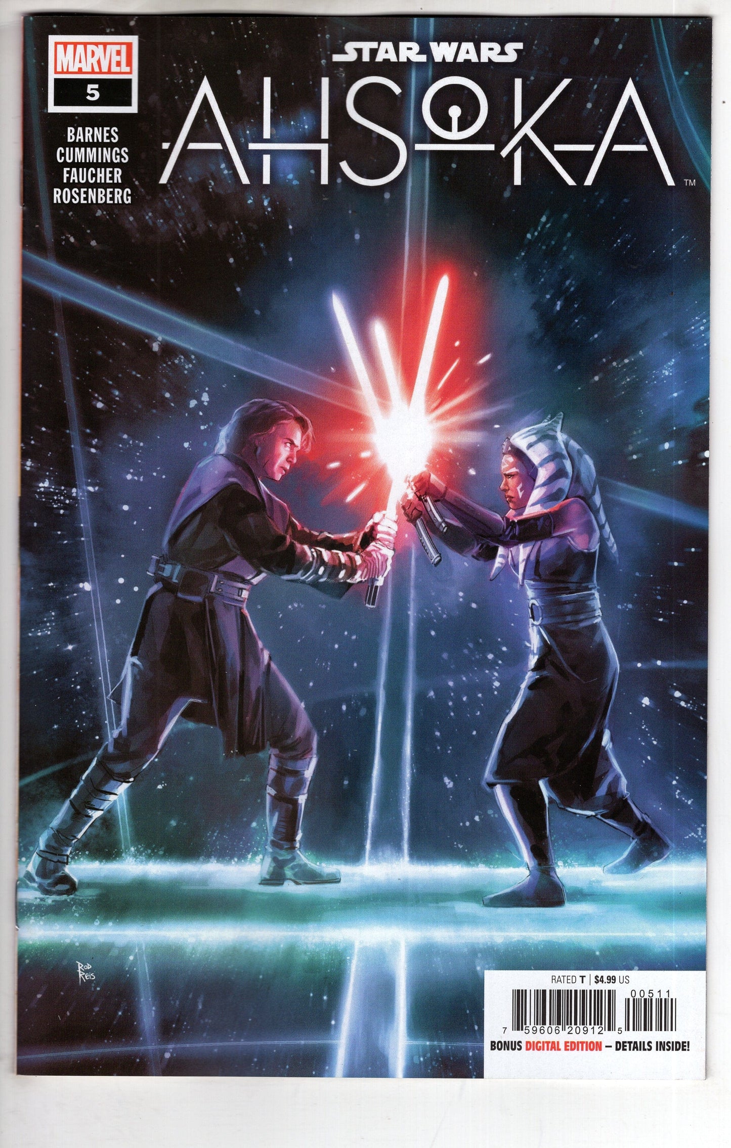 MARVEL PRH COMIC BOOK STAR WARS AHSOKA #5