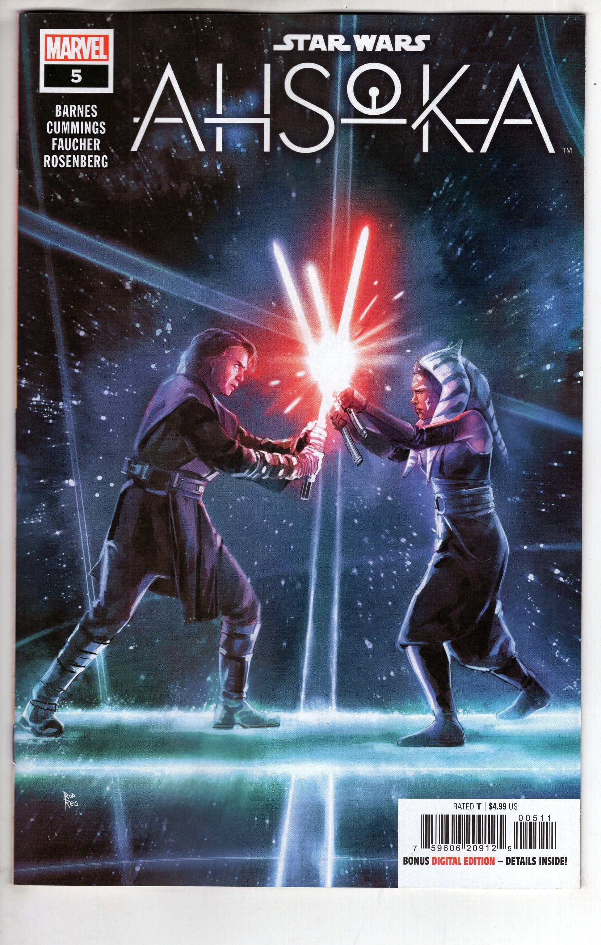 MARVEL PRH COMIC BOOK STAR WARS AHSOKA #5