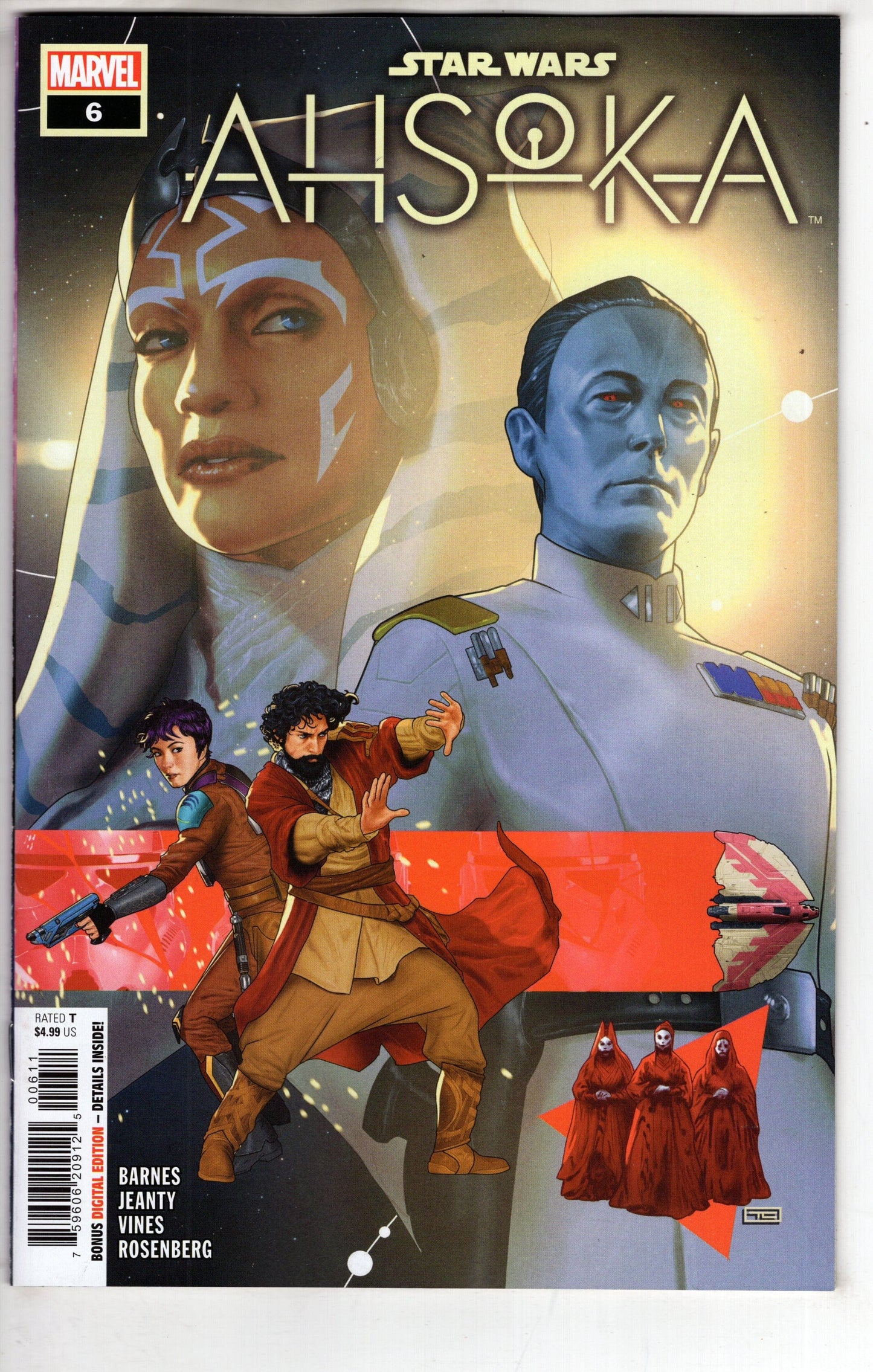MARVEL PRH COMIC BOOK Star Wars: Ahsoka #6 Comic Book