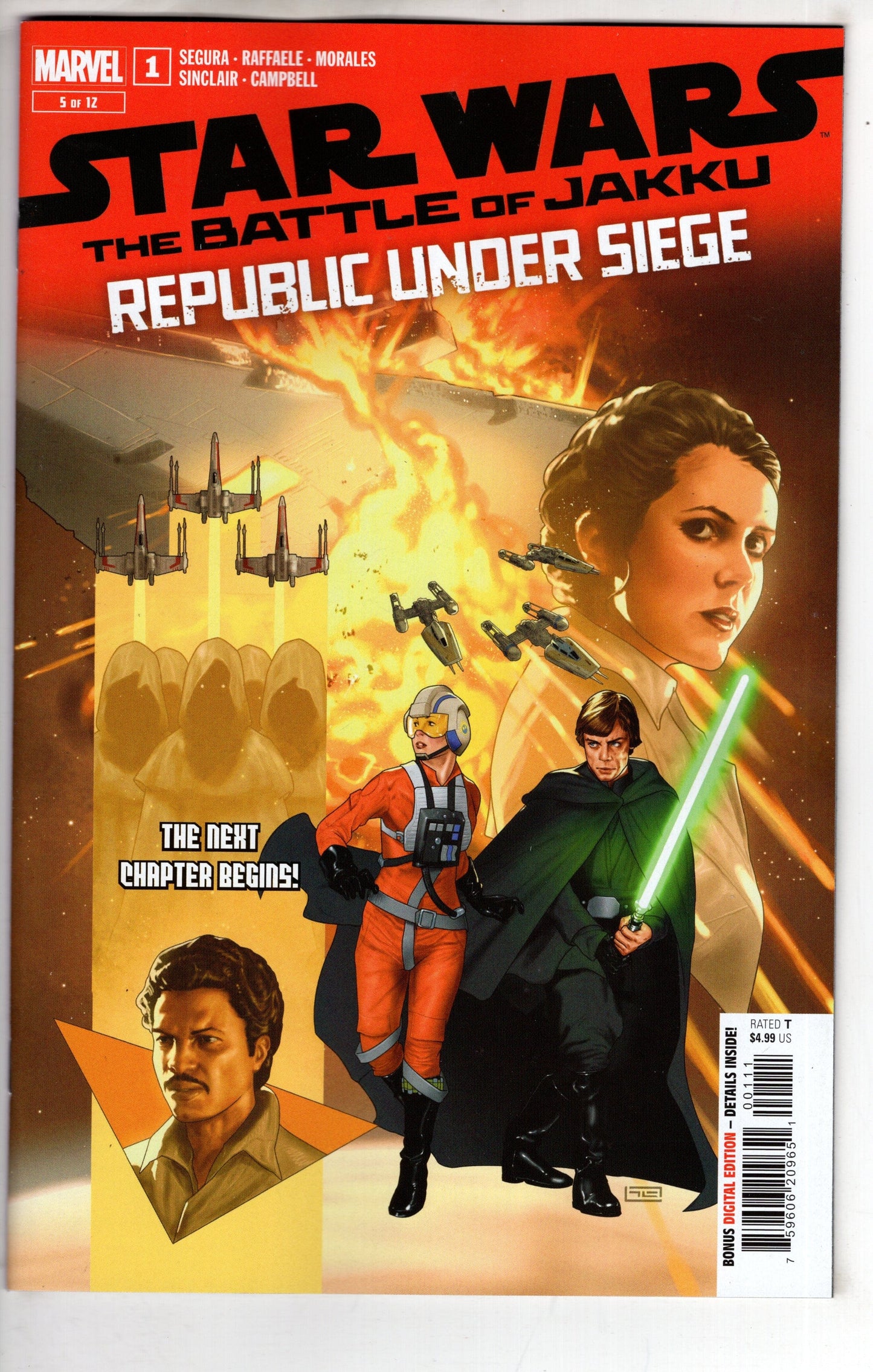 MARVEL PRH COMIC BOOK STAR WARS BATTLE JAKKU REPUBLIC UNDER SIEGE #1