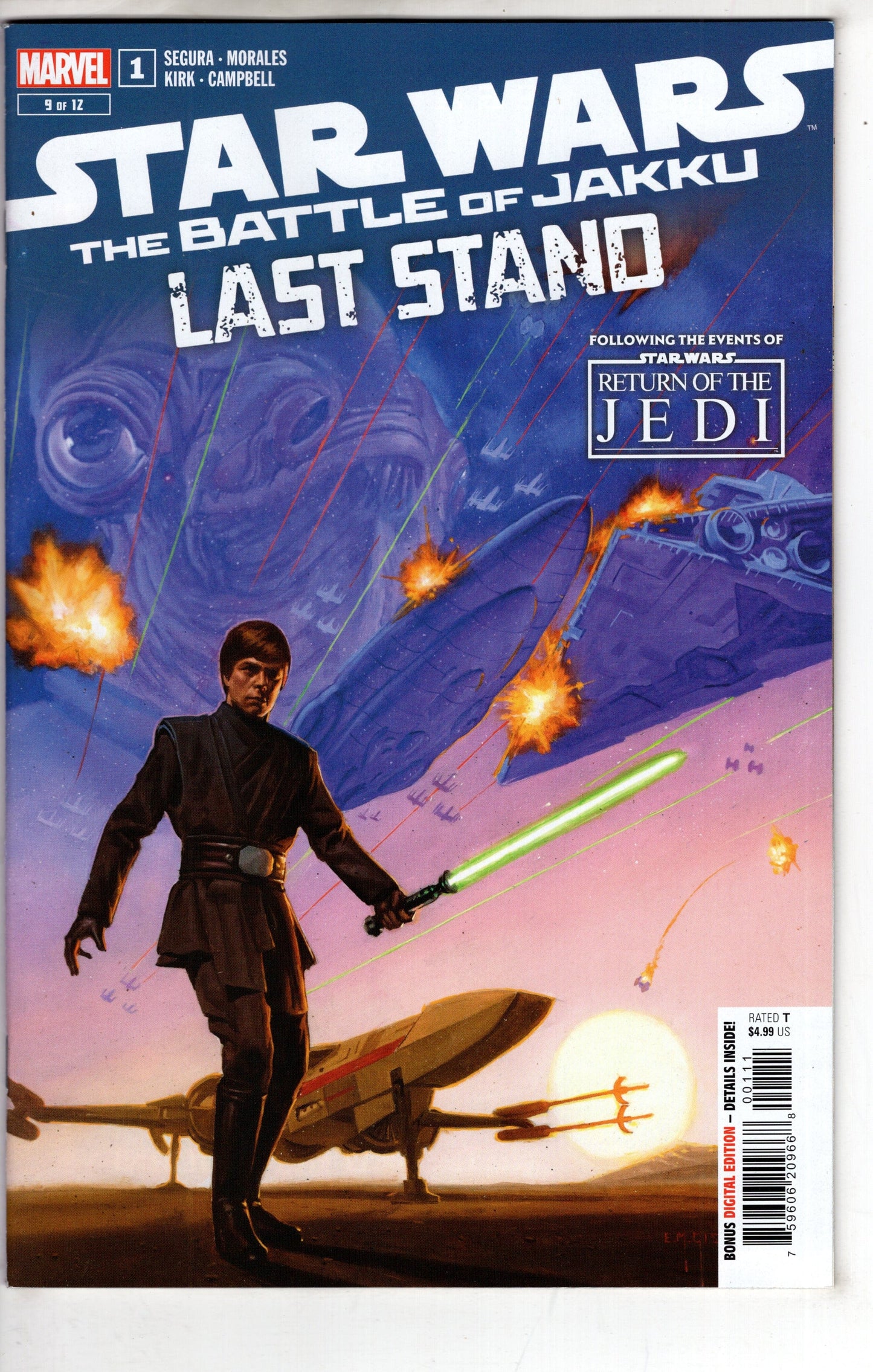 MARVEL PRH COMIC BOOK Star Wars: Battle Of Jakku - Last Stand #1 Comic Book