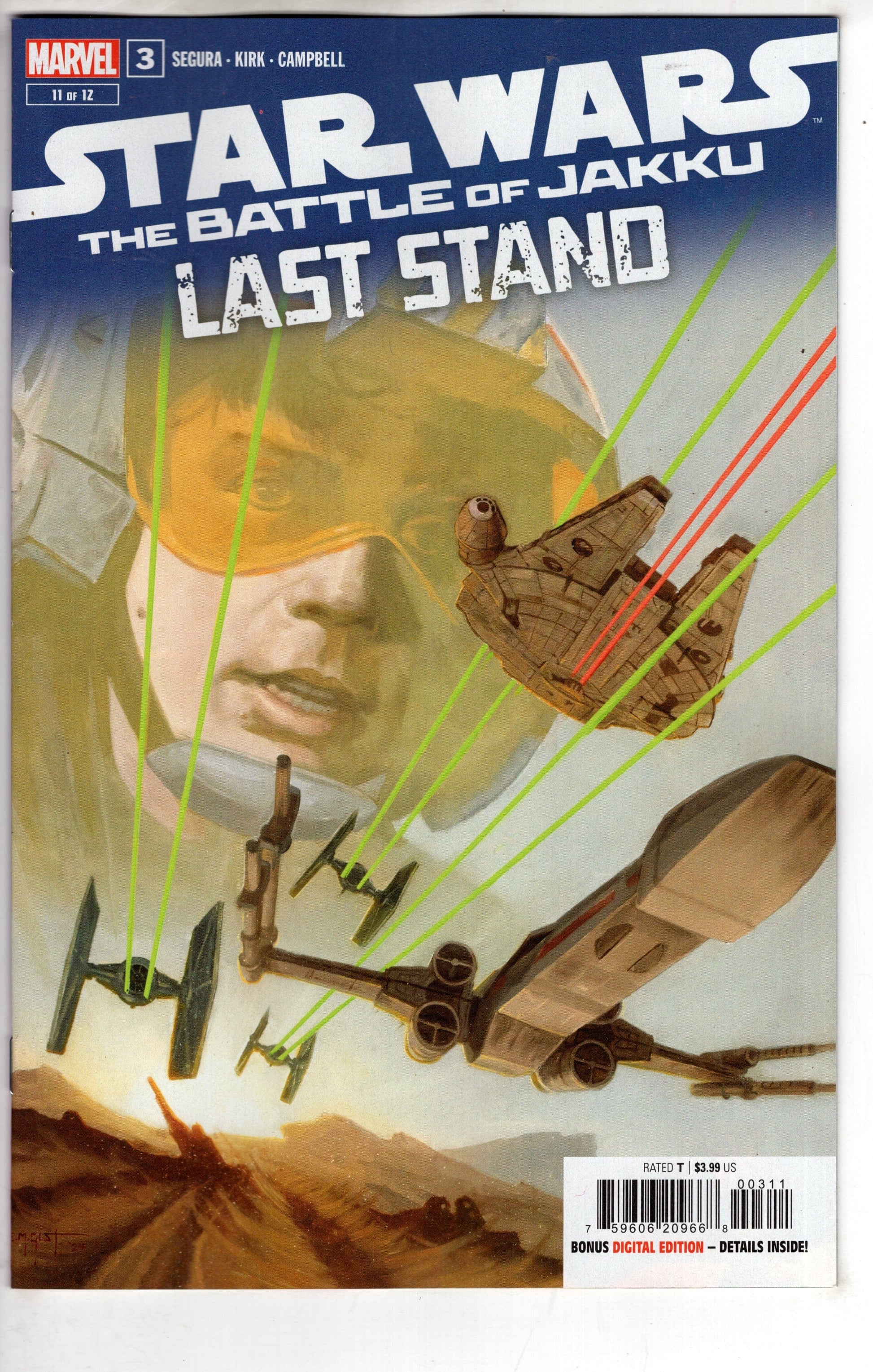 MARVEL PRH COMIC BOOK Star Wars: Battle Of Jakku - Last Stand #3