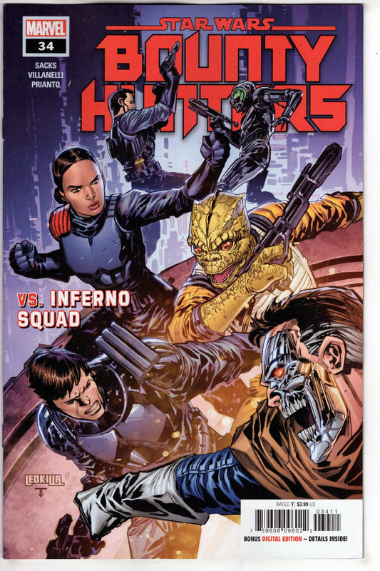 MARVEL PRH COMIC BOOK STAR WARS BOUNTY HUNTERS #34