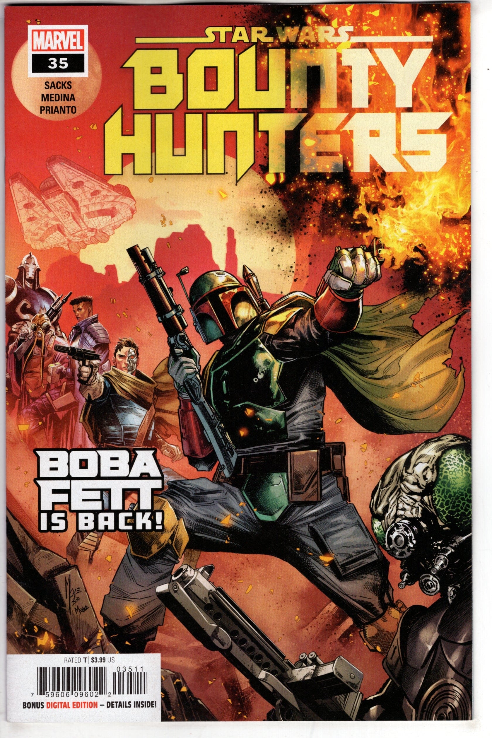 MARVEL PRH COMIC BOOK STAR WARS BOUNTY HUNTERS #35