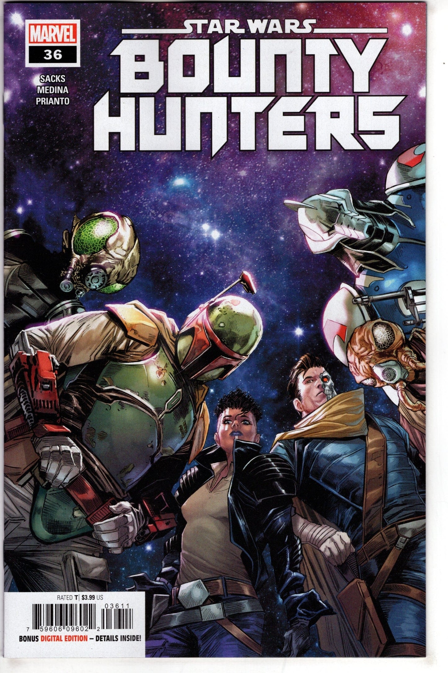 MARVEL PRH COMIC BOOK STAR WARS BOUNTY HUNTERS #36