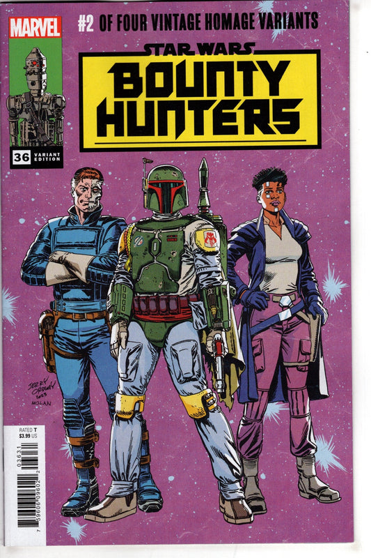 MARVEL PRH COMIC BOOK STAR WARS BOUNTY HUNTERS #36 ORDWAY CLASSIC TRADE DRESS VAR