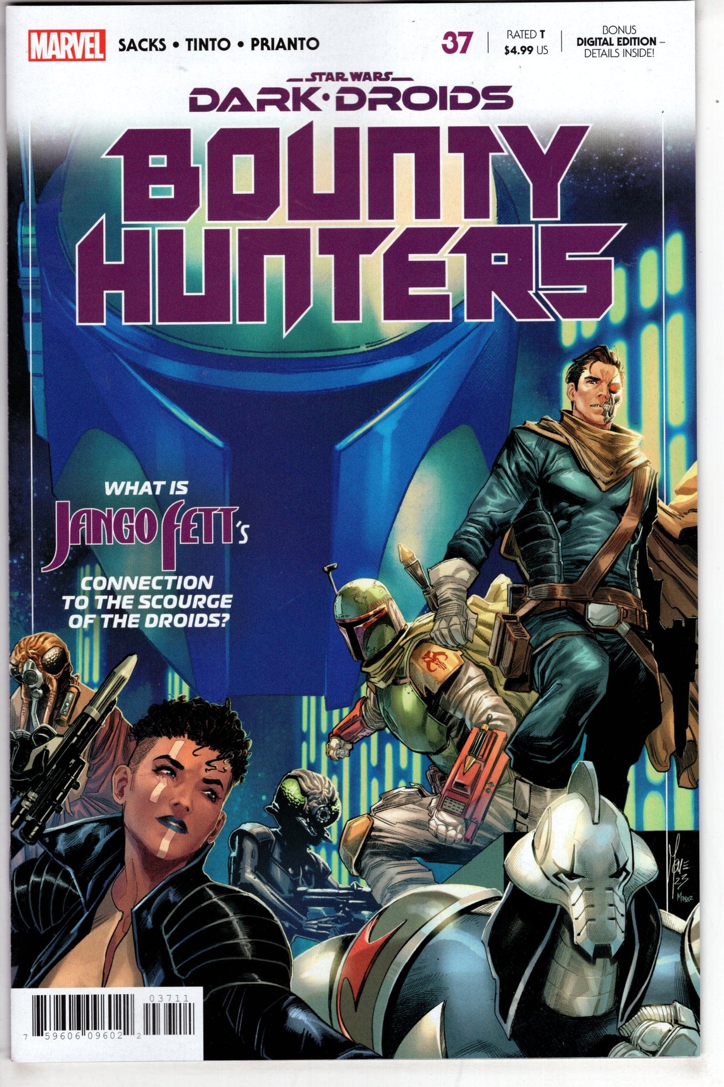 MARVEL PRH COMIC BOOK STAR WARS BOUNTY HUNTERS #37