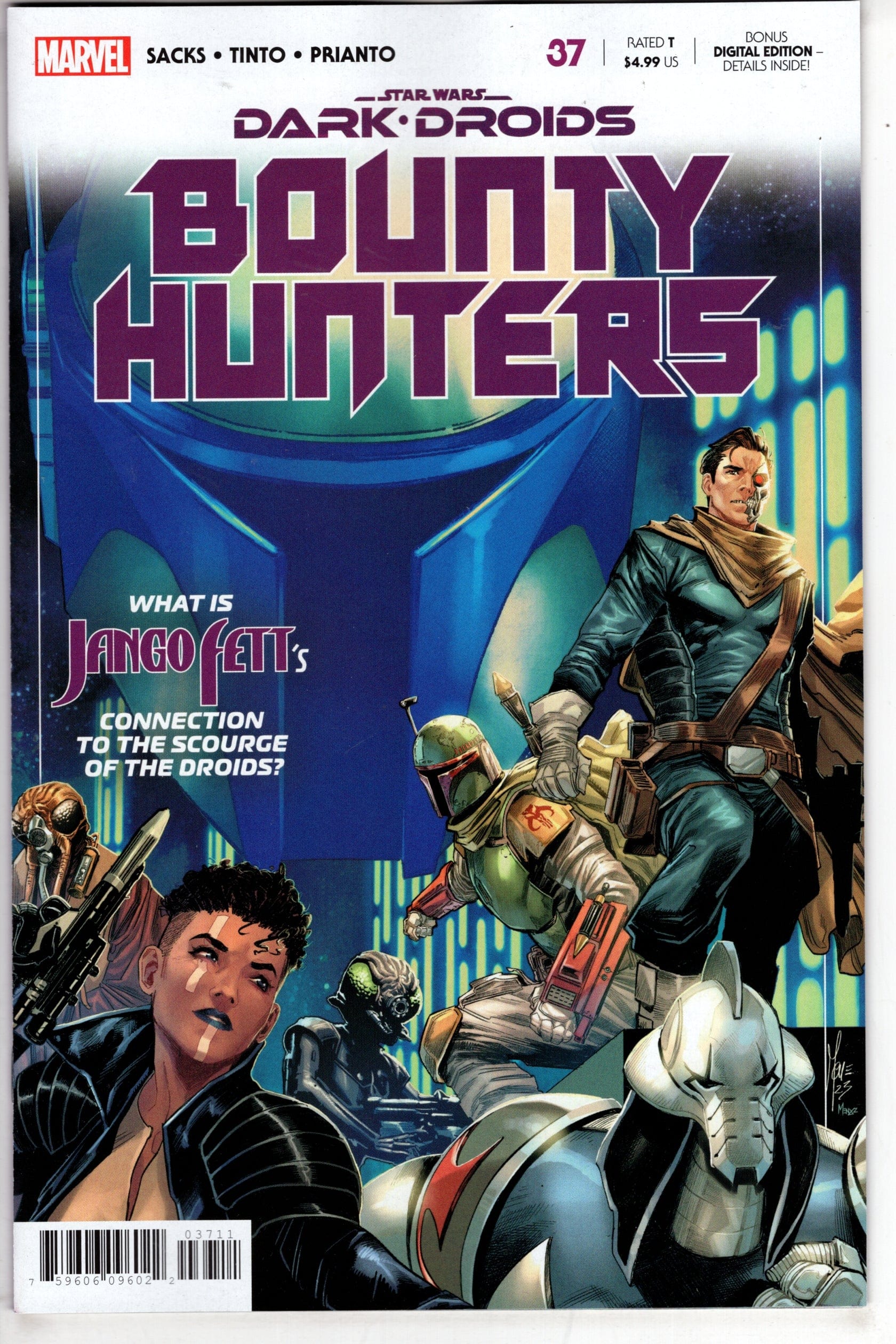 MARVEL PRH COMIC BOOK STAR WARS BOUNTY HUNTERS #37