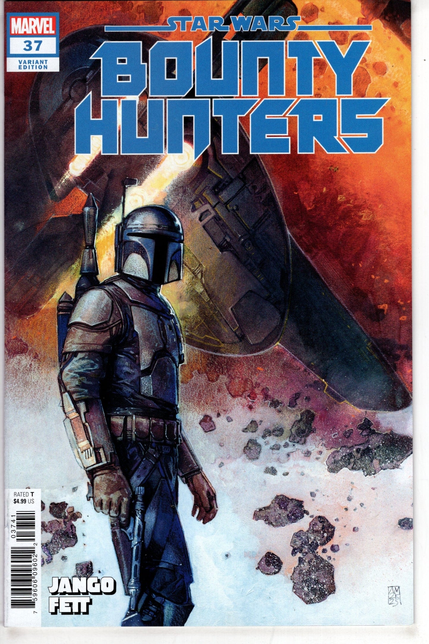 MARVEL PRH COMIC BOOK STAR WARS BOUNTY HUNTERS #37 ALEX MALEEV JANGO FETT VAR