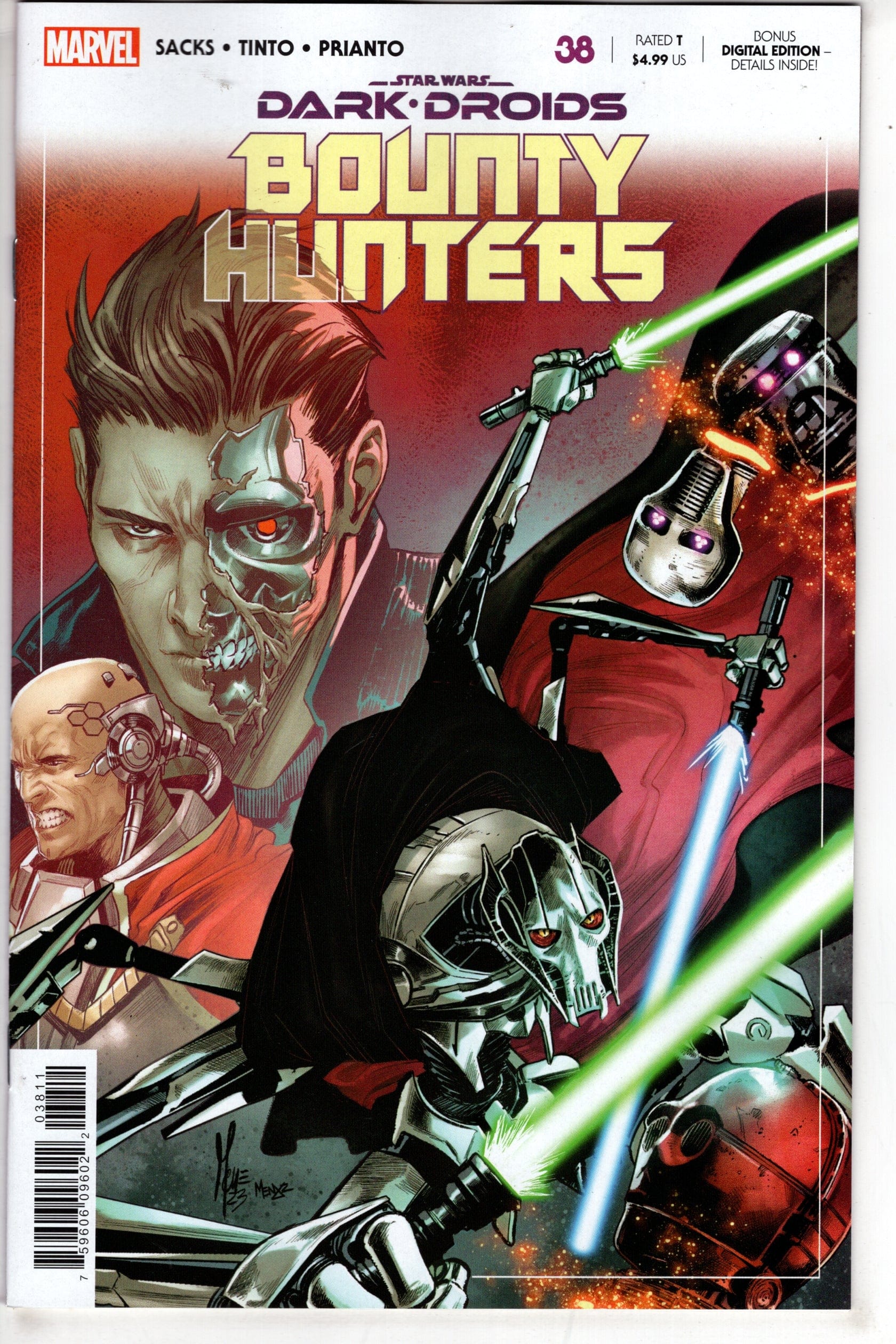 MARVEL PRH COMIC BOOK STAR WARS BOUNTY HUNTERS #38