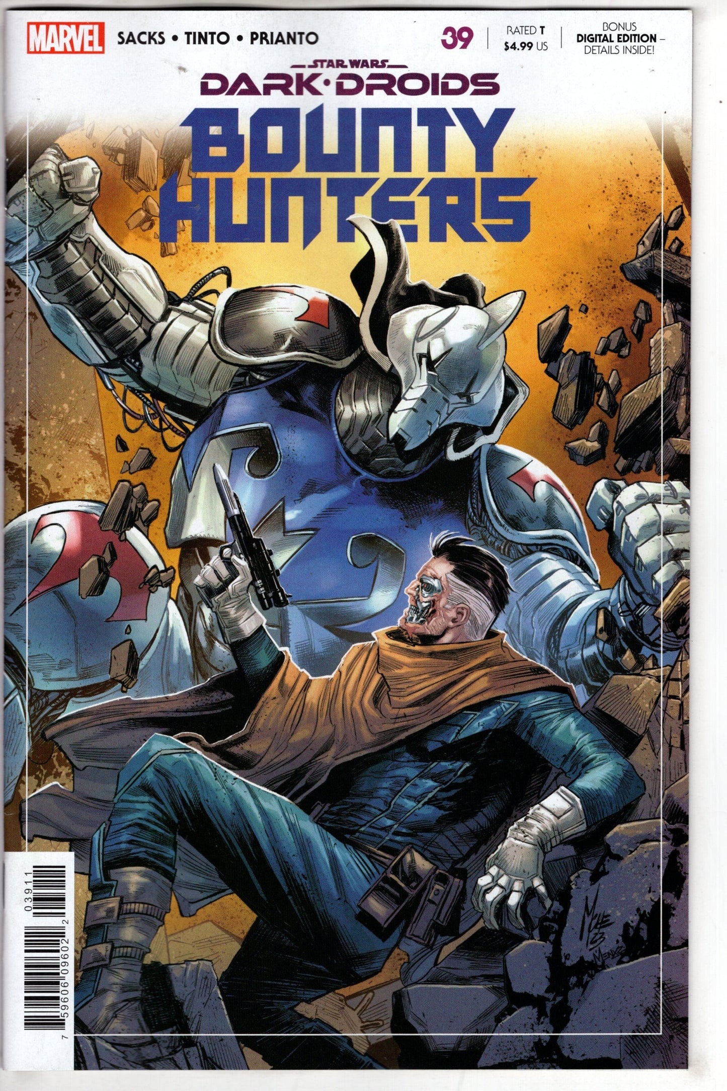 MARVEL PRH COMIC BOOK STAR WARS BOUNTY HUNTERS #39