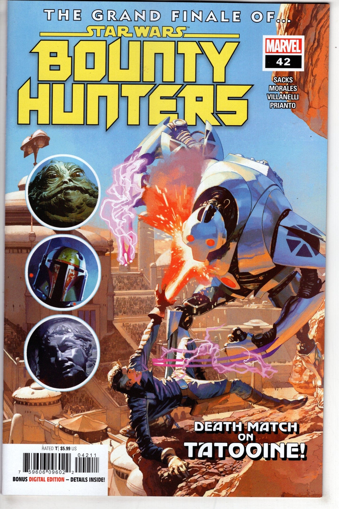 MARVEL PRH COMIC BOOK STAR WARS BOUNTY HUNTERS #42