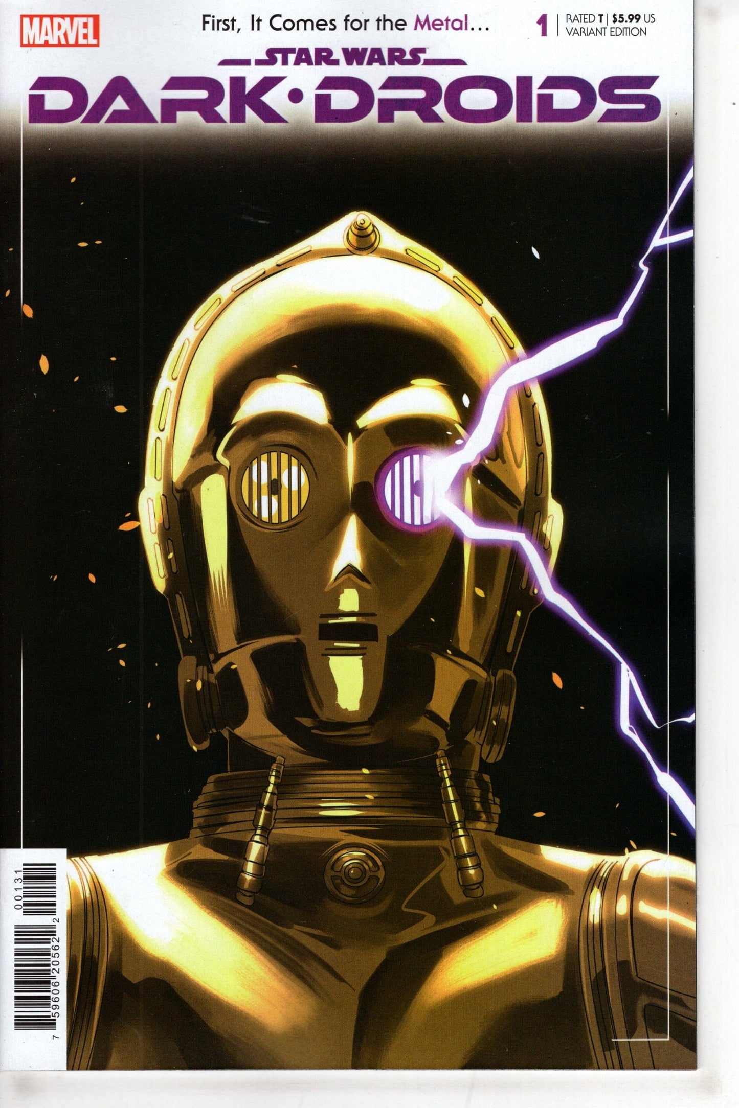 MARVEL PRH COMIC BOOK STAR WARS DARK DROIDS #1 RACHAEL STOTT SCOURGED VAR