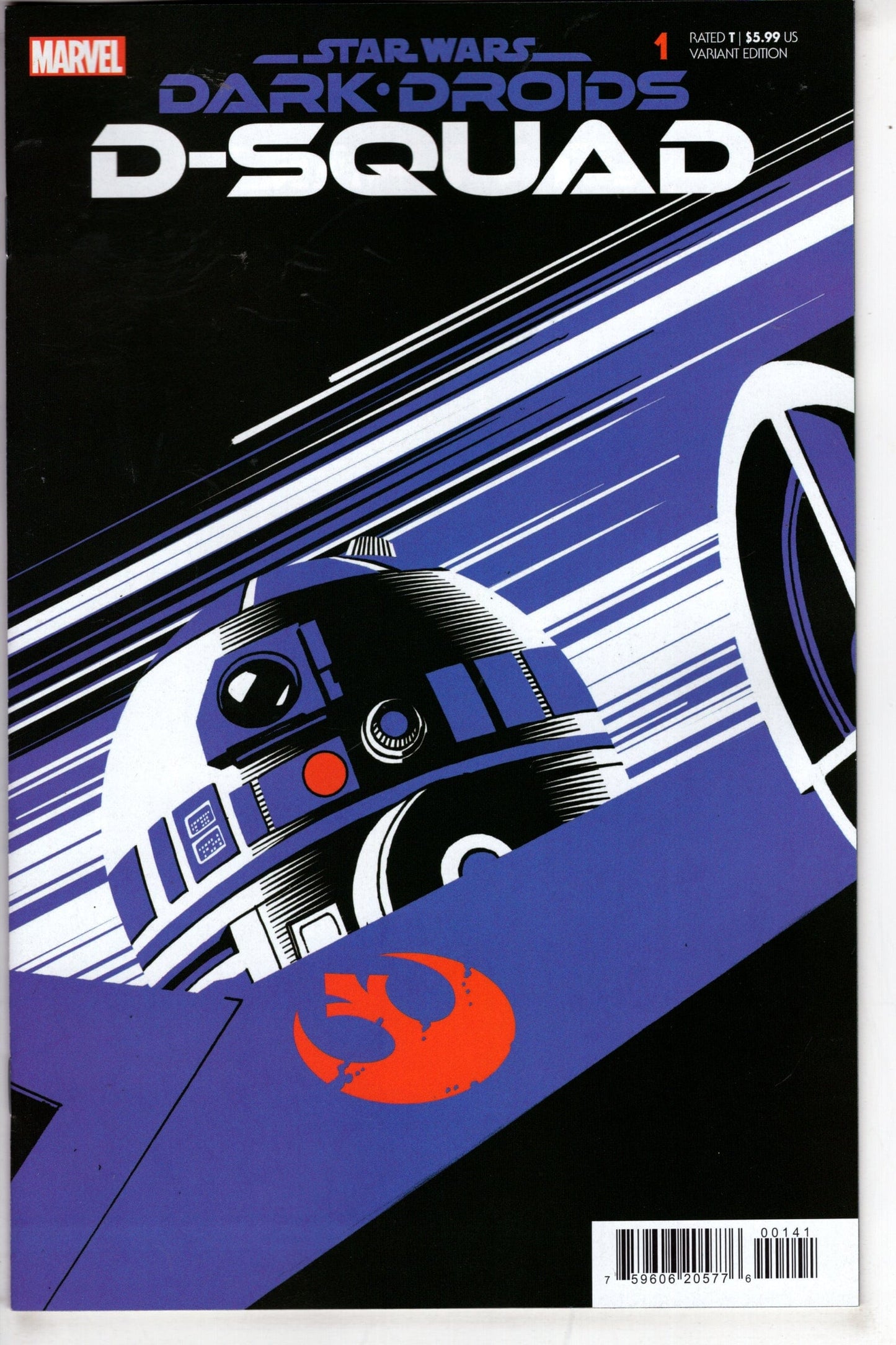 MARVEL PRH COMIC BOOK STAR WARS DARK DROIDS D-SQUAD #1 TOM REILLY R2-D2 VAR