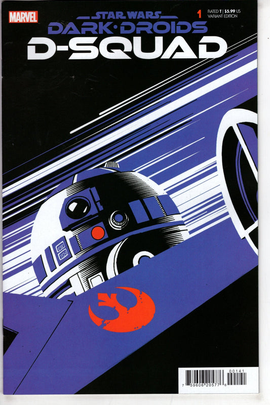 MARVEL PRH COMIC BOOK STAR WARS DARK DROIDS D-SQUAD #1 TOM REILLY R2-D2 VAR