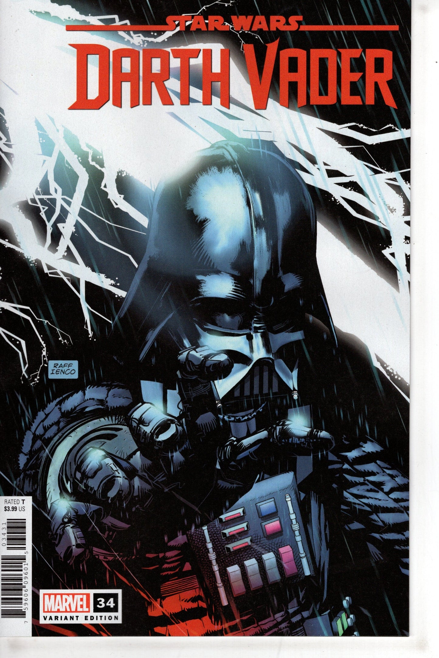 MARVEL PRH COMIC BOOK STAR WARS DARTH VADER #34 IENCO VAR