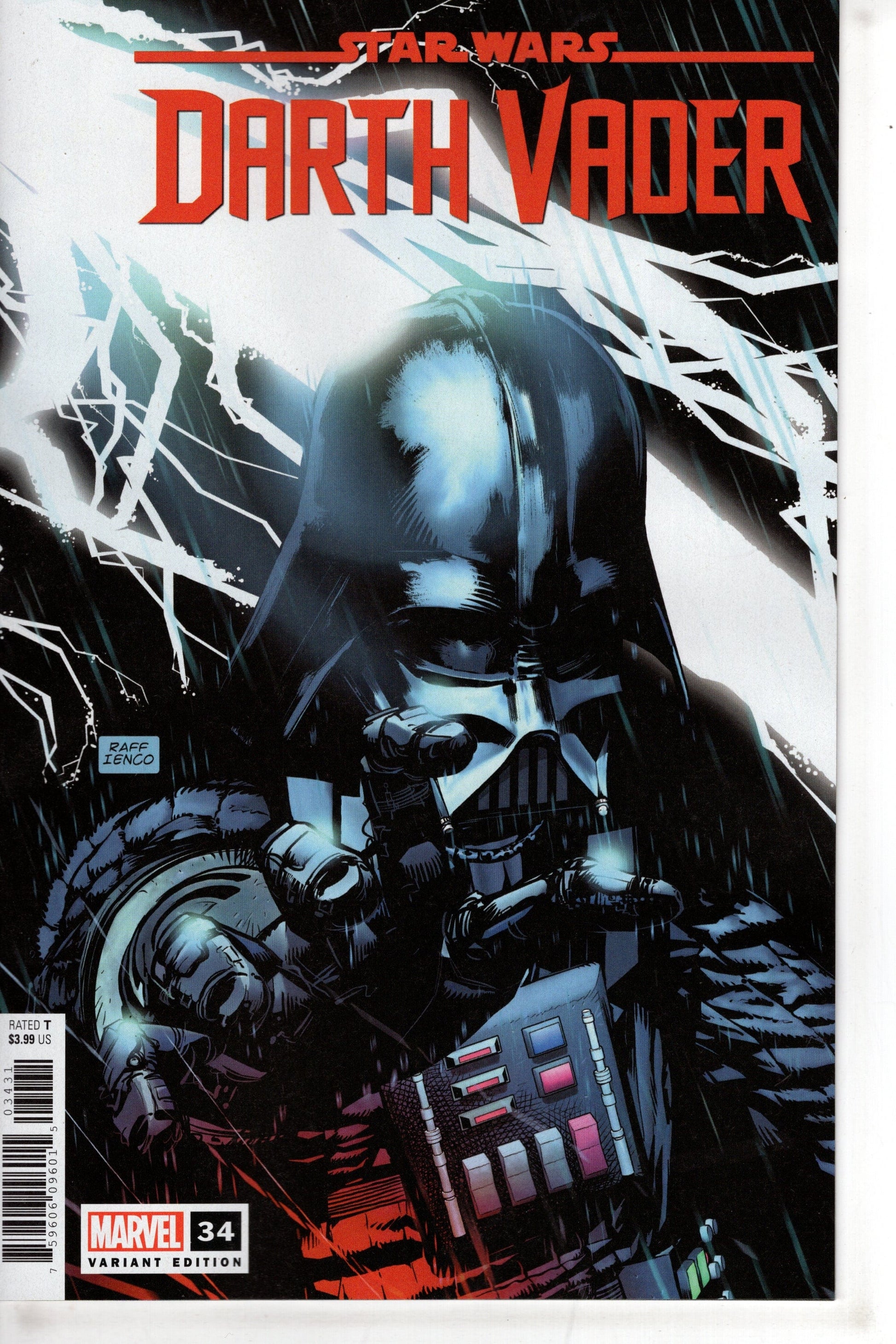 MARVEL PRH COMIC BOOK STAR WARS DARTH VADER #34 IENCO VAR