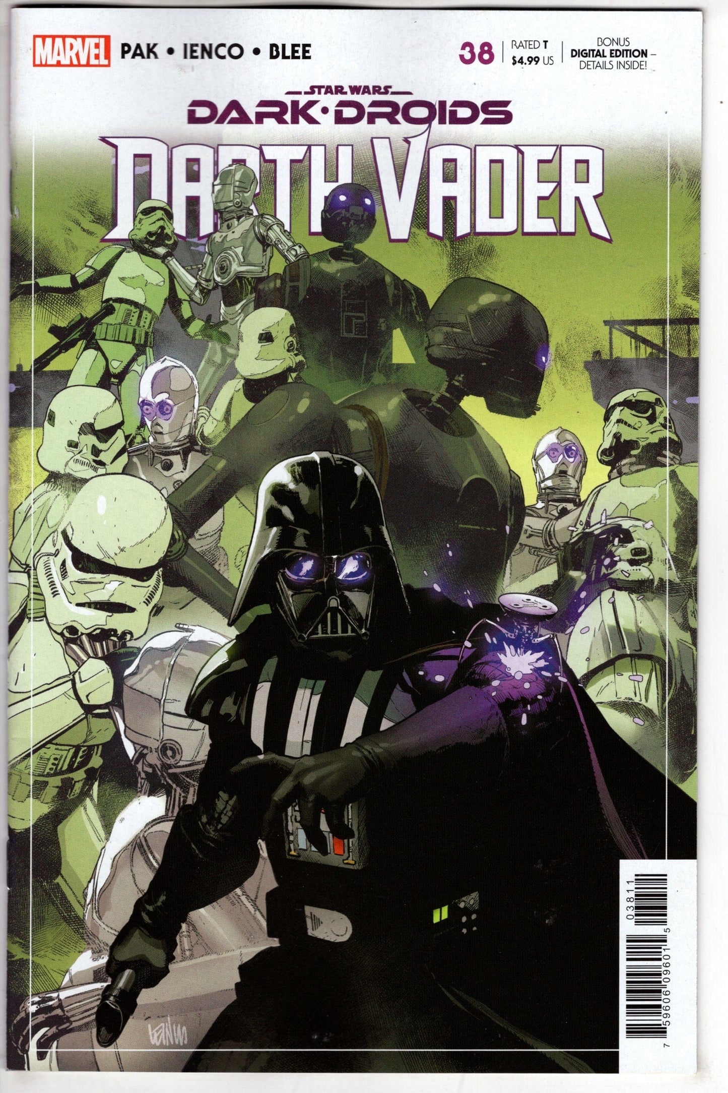 MARVEL PRH COMIC BOOK STAR WARS DARTH VADER #38