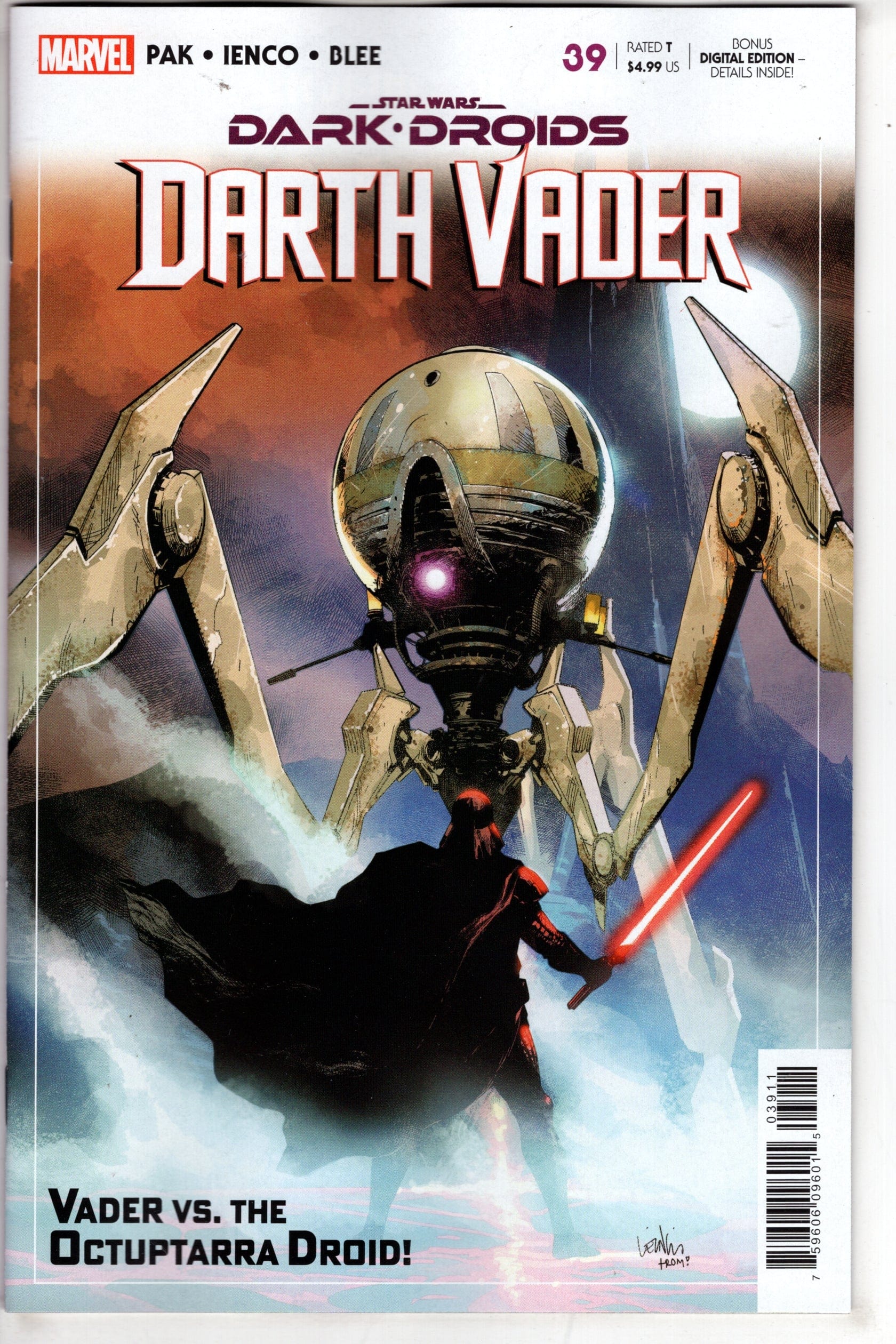 MARVEL PRH COMIC BOOK STAR WARS DARTH VADER #39