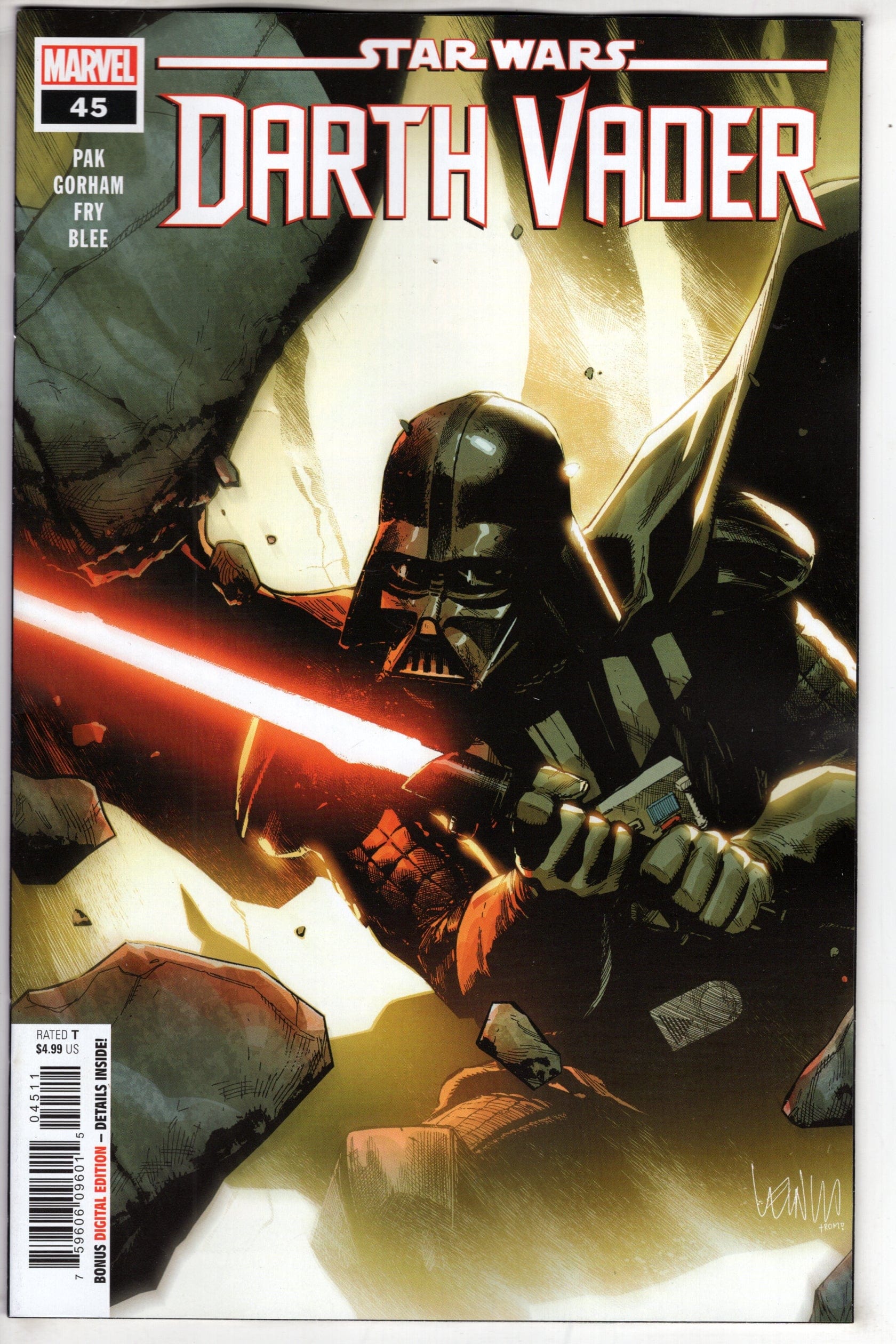 MARVEL PRH COMIC BOOK STAR WARS DARTH VADER #45