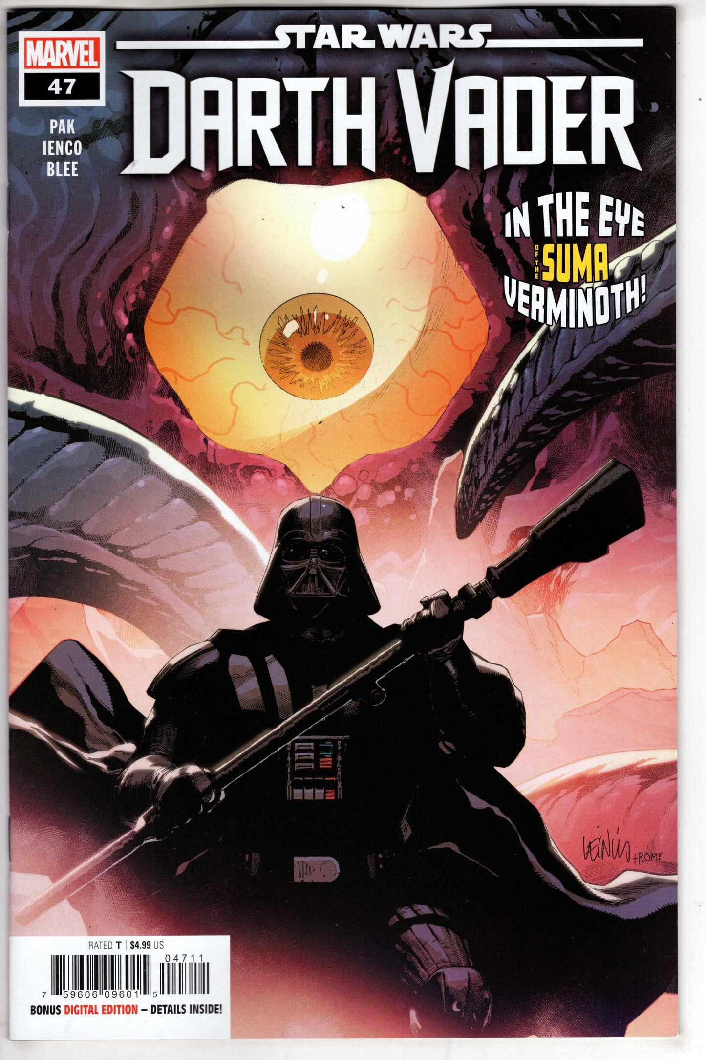 MARVEL PRH COMIC BOOK STAR WARS DARTH VADER #47