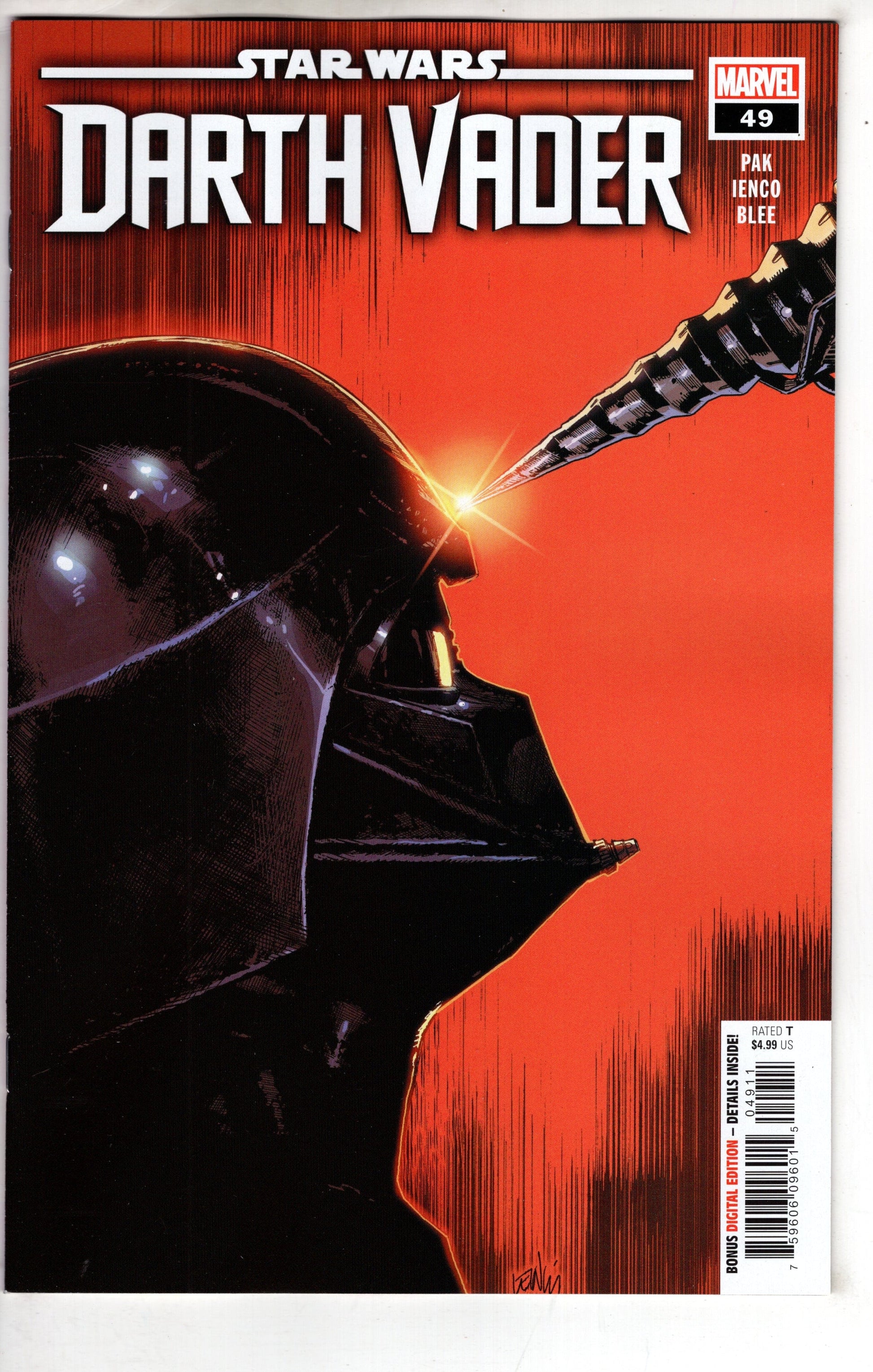 MARVEL PRH COMIC BOOK STAR WARS DARTH VADER #49
