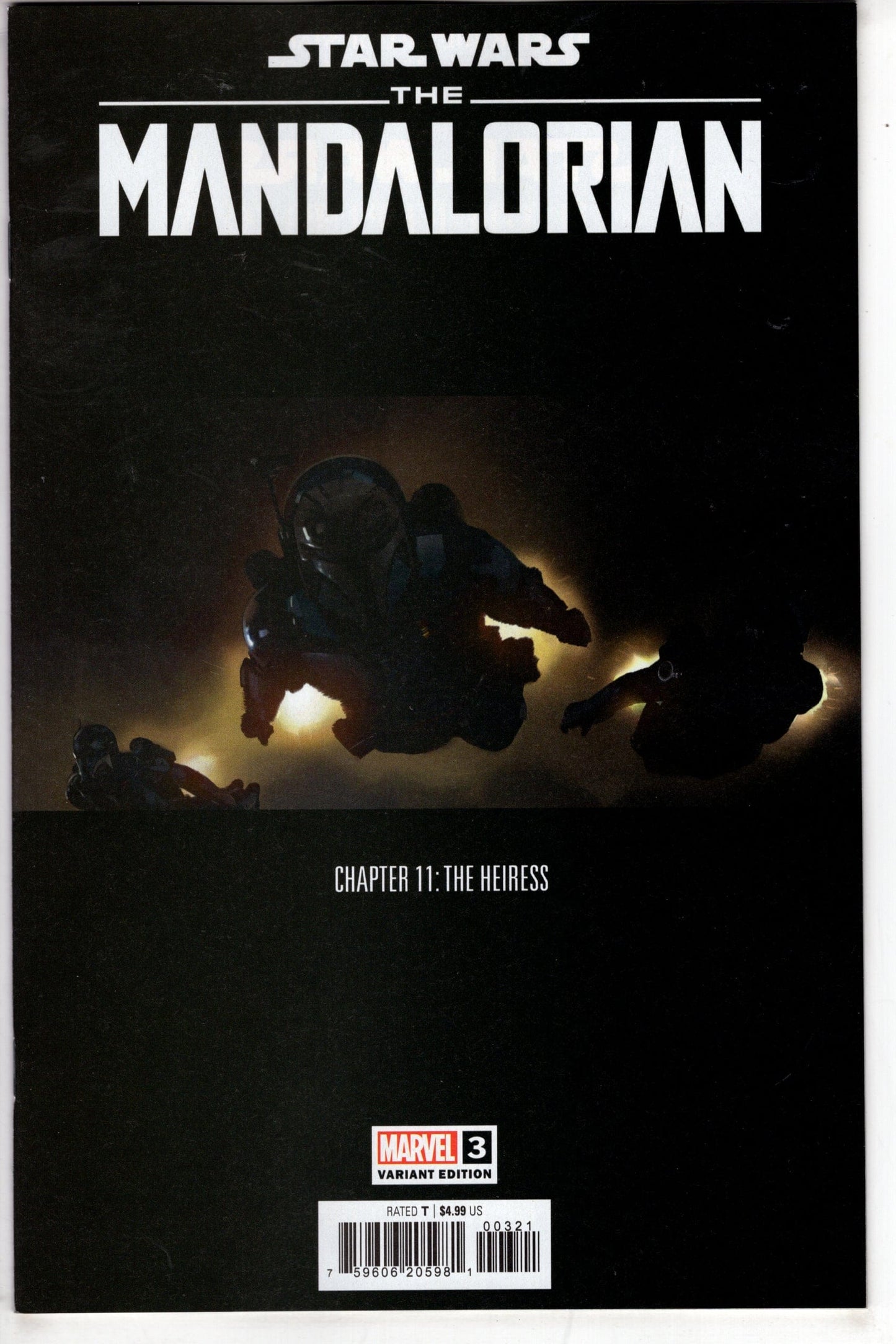 MARVEL PRH COMIC BOOK STAR WARS MANDALORIAN SEASON 2 #3 CONCEPT ART VAR