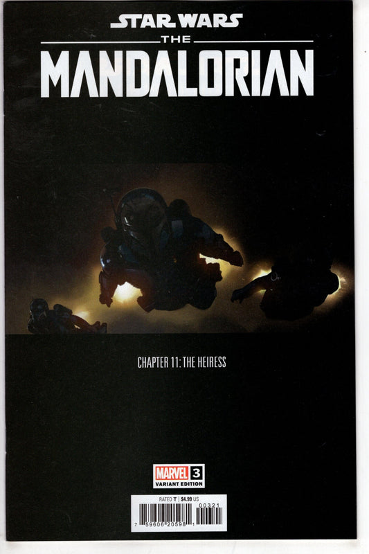 MARVEL PRH COMIC BOOK STAR WARS MANDALORIAN SEASON 2 #3 CONCEPT ART VAR
