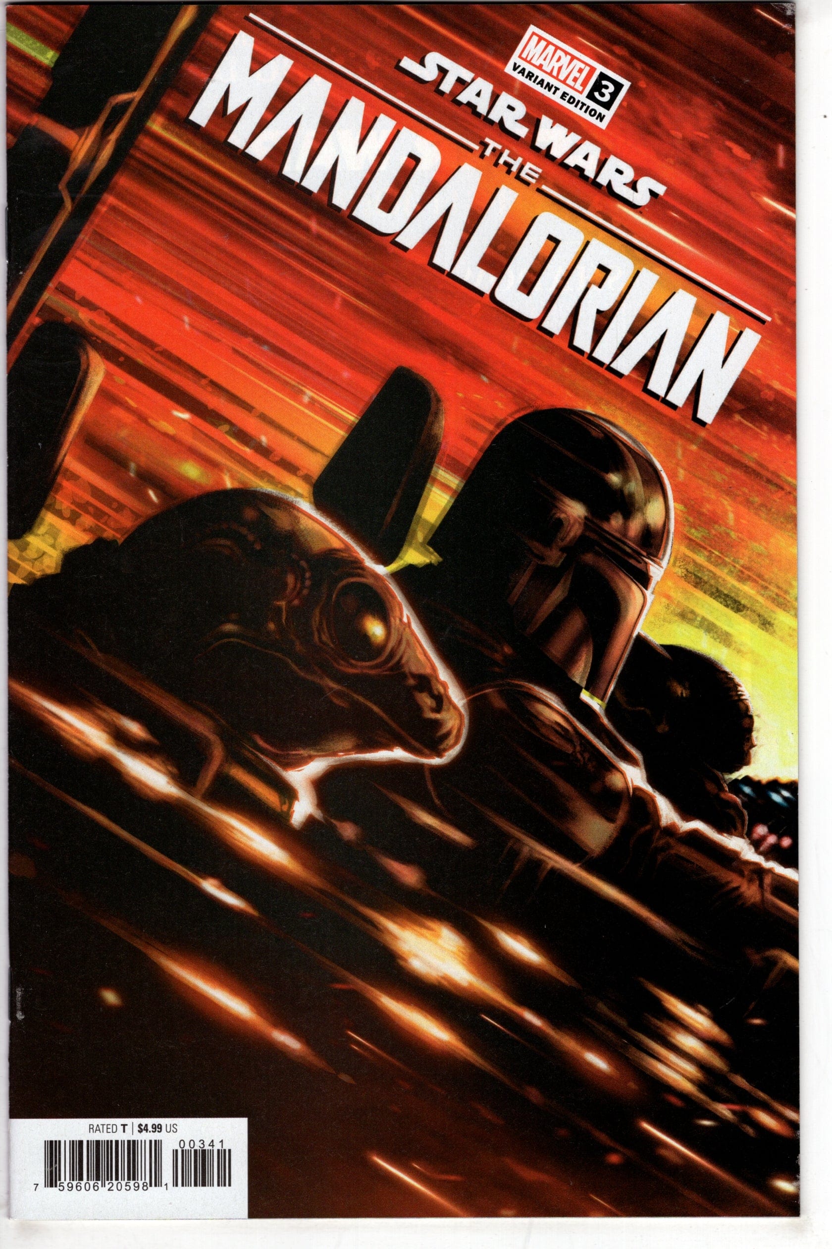 MARVEL PRH COMIC BOOK STAR WARS MANDALORIAN SEASON 2 #3 DAVID BALDEON VAR