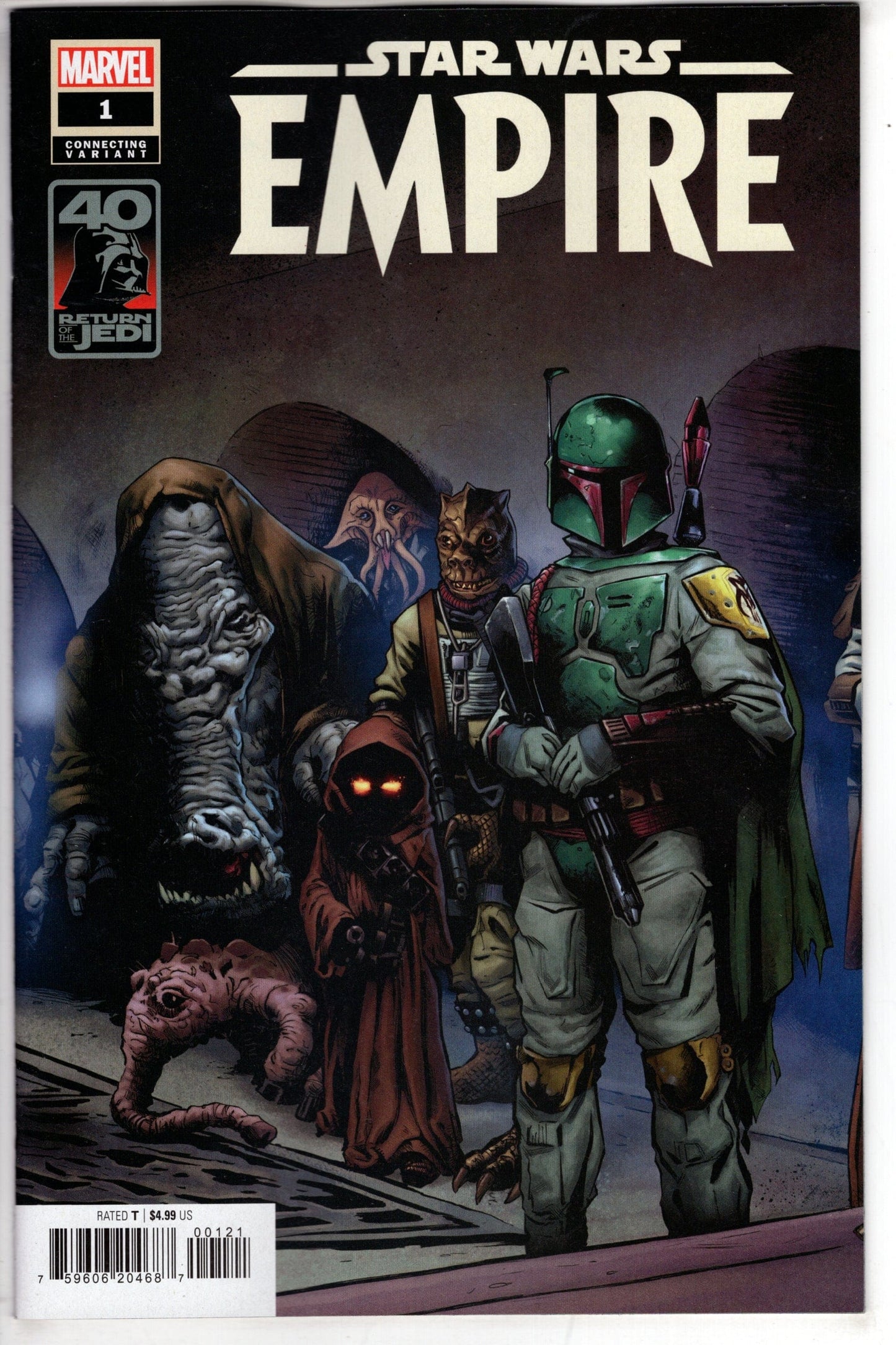MARVEL PRH COMIC BOOK STAR WARS RETURN OF JEDI EMPIRE #1 GARBETT CONNECTING VAR