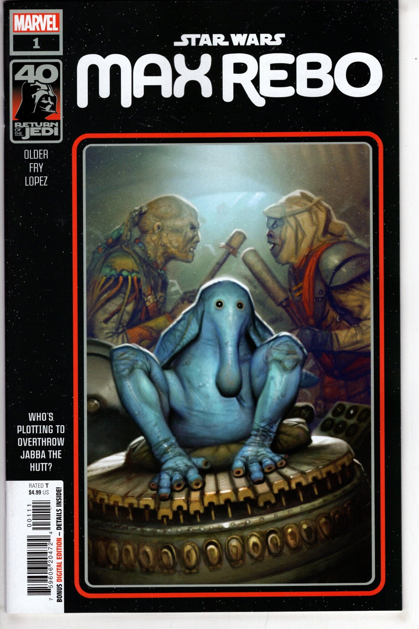 MARVEL PRH COMIC BOOK STAR WARS RETURN OF JEDI MAX REBO #1