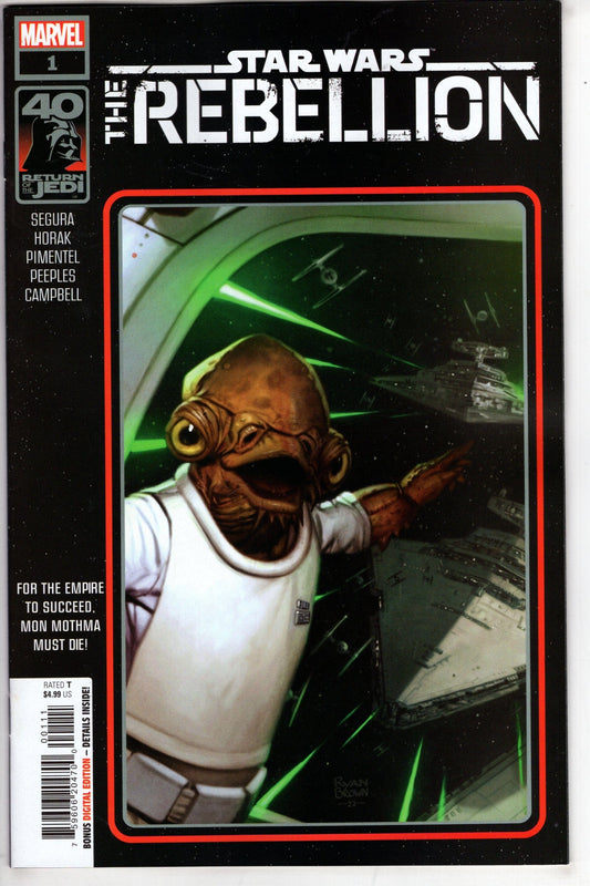 MARVEL PRH COMIC BOOK STAR WARS RETURN OF JEDI REBELLION #1